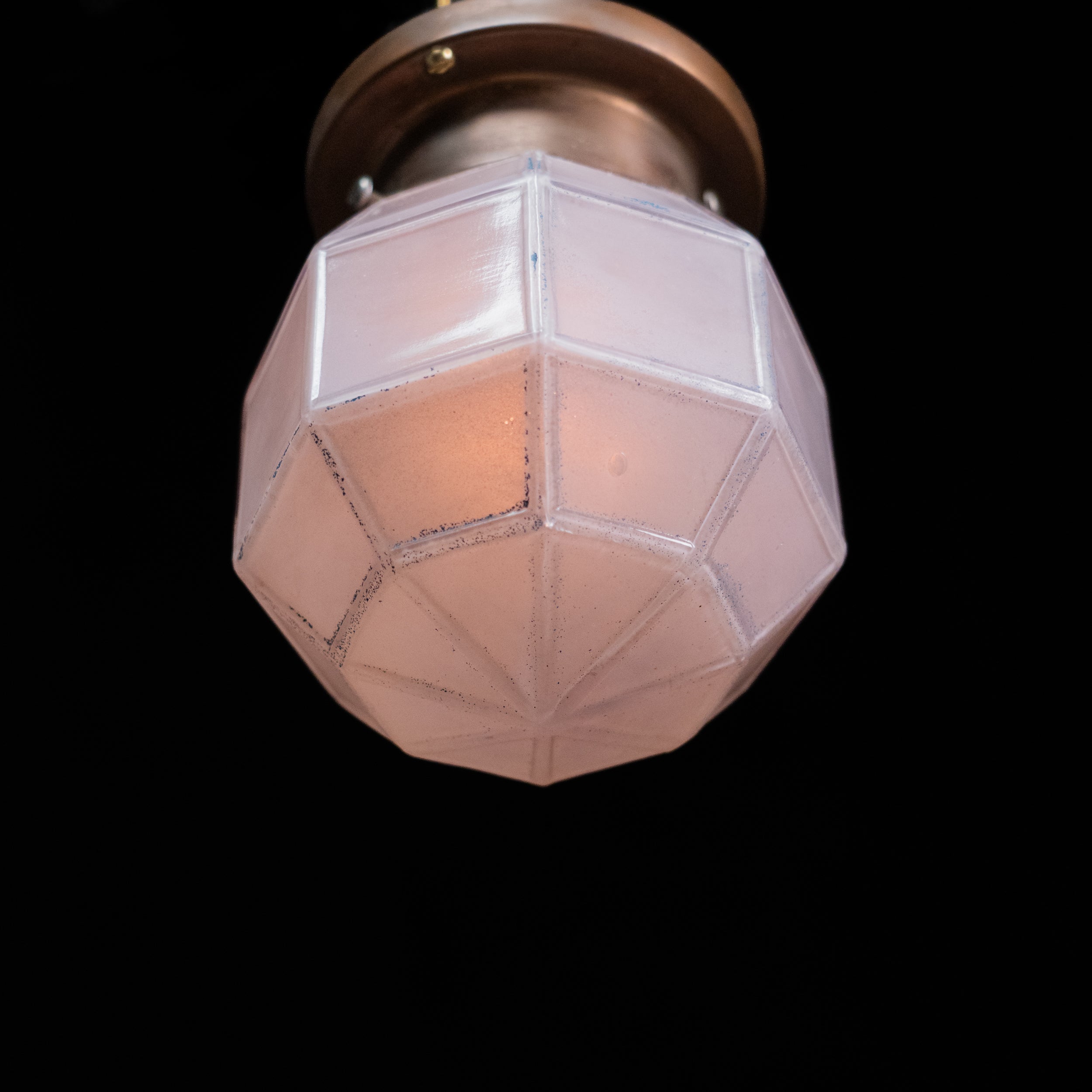 copper flush mount | Scott Landon Antiques and Interiors.