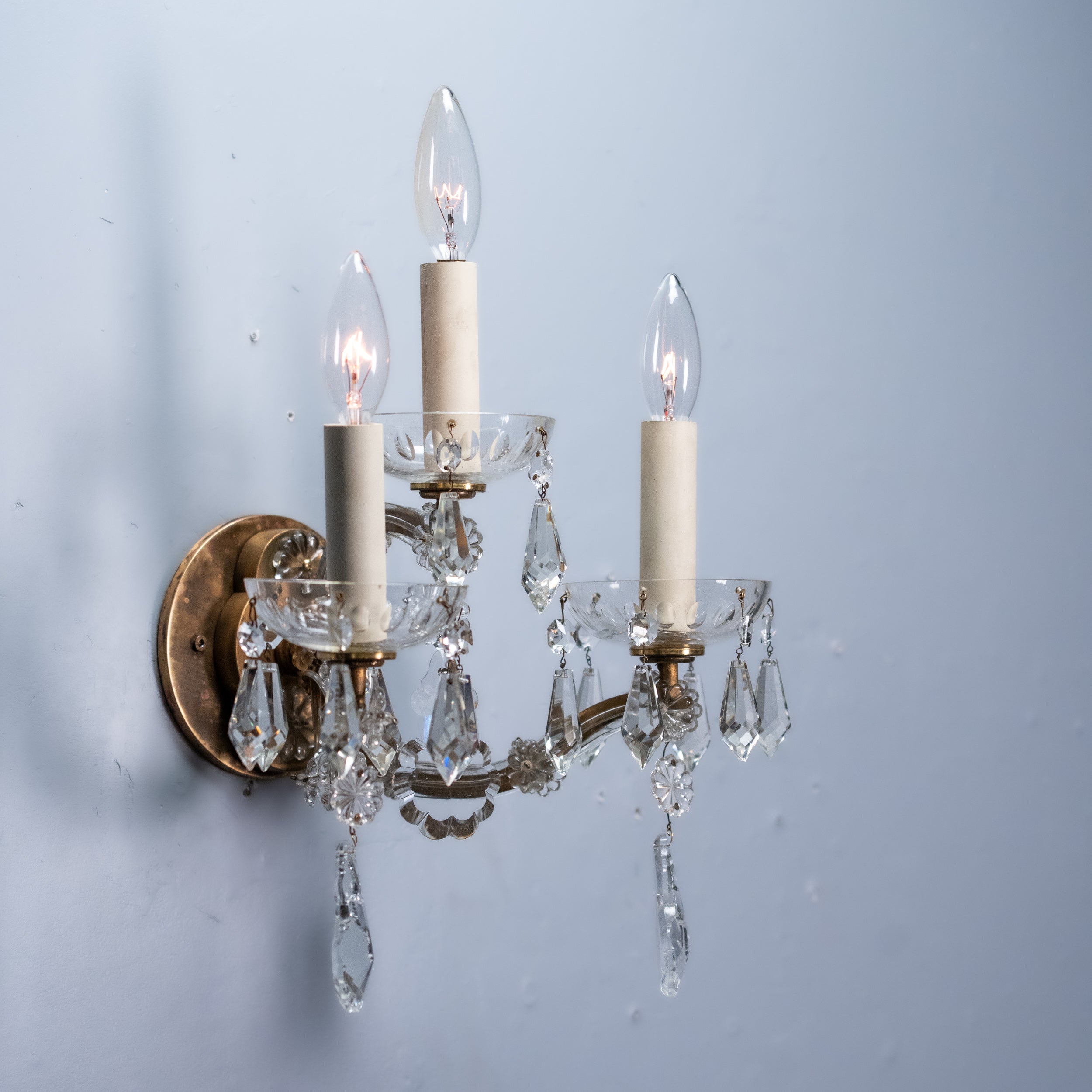 chandelier sconces | Scott Landon Antiques and Interiors.