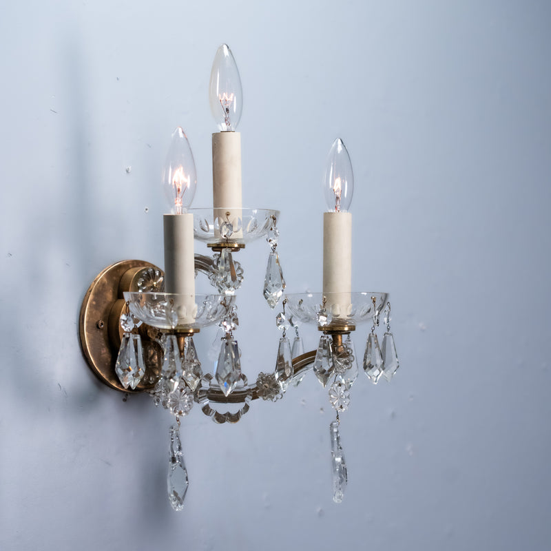 chandelier sconces | Scott Landon Antiques and Interiors.