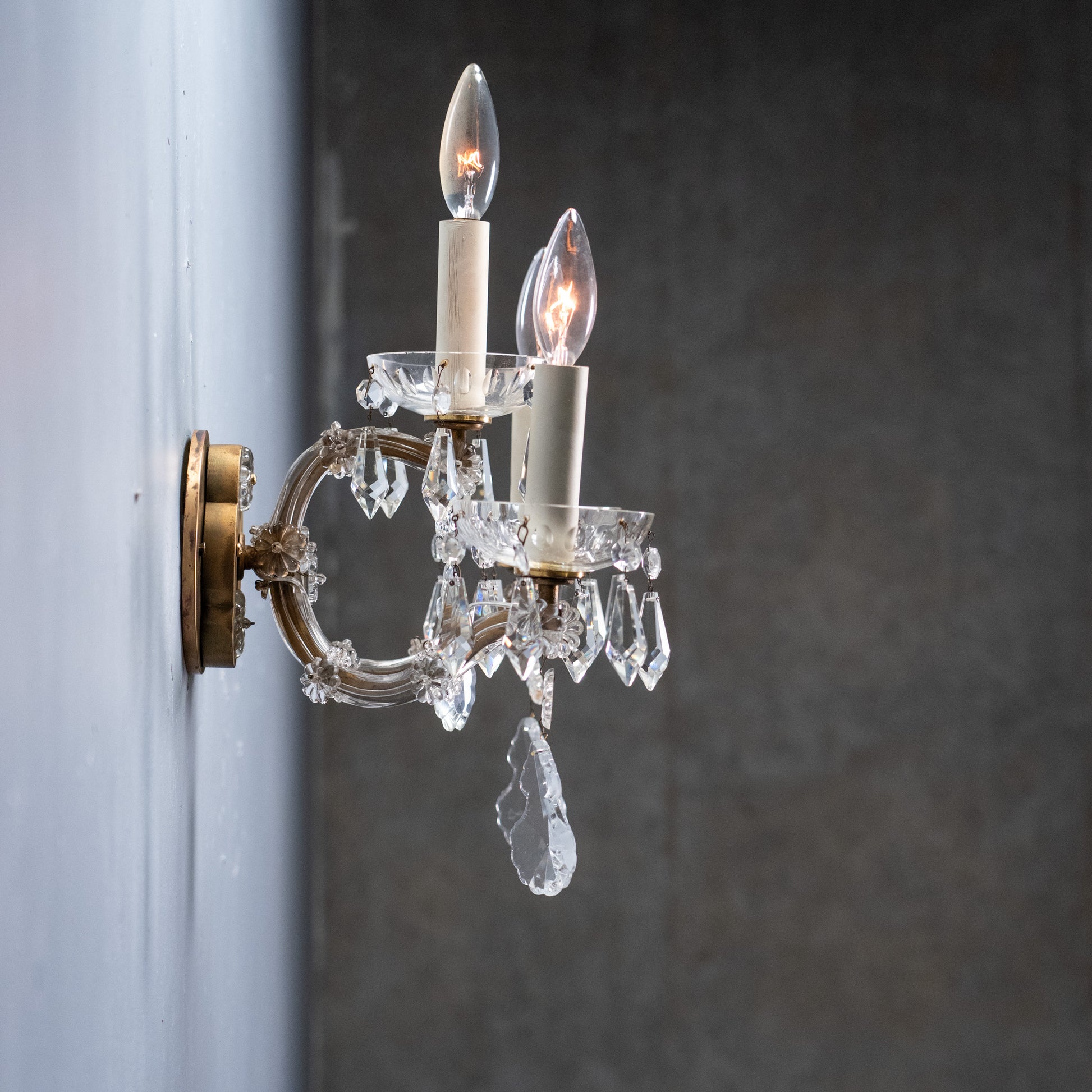 chandelier sconces | Scott Landon Antiques and Interiors.