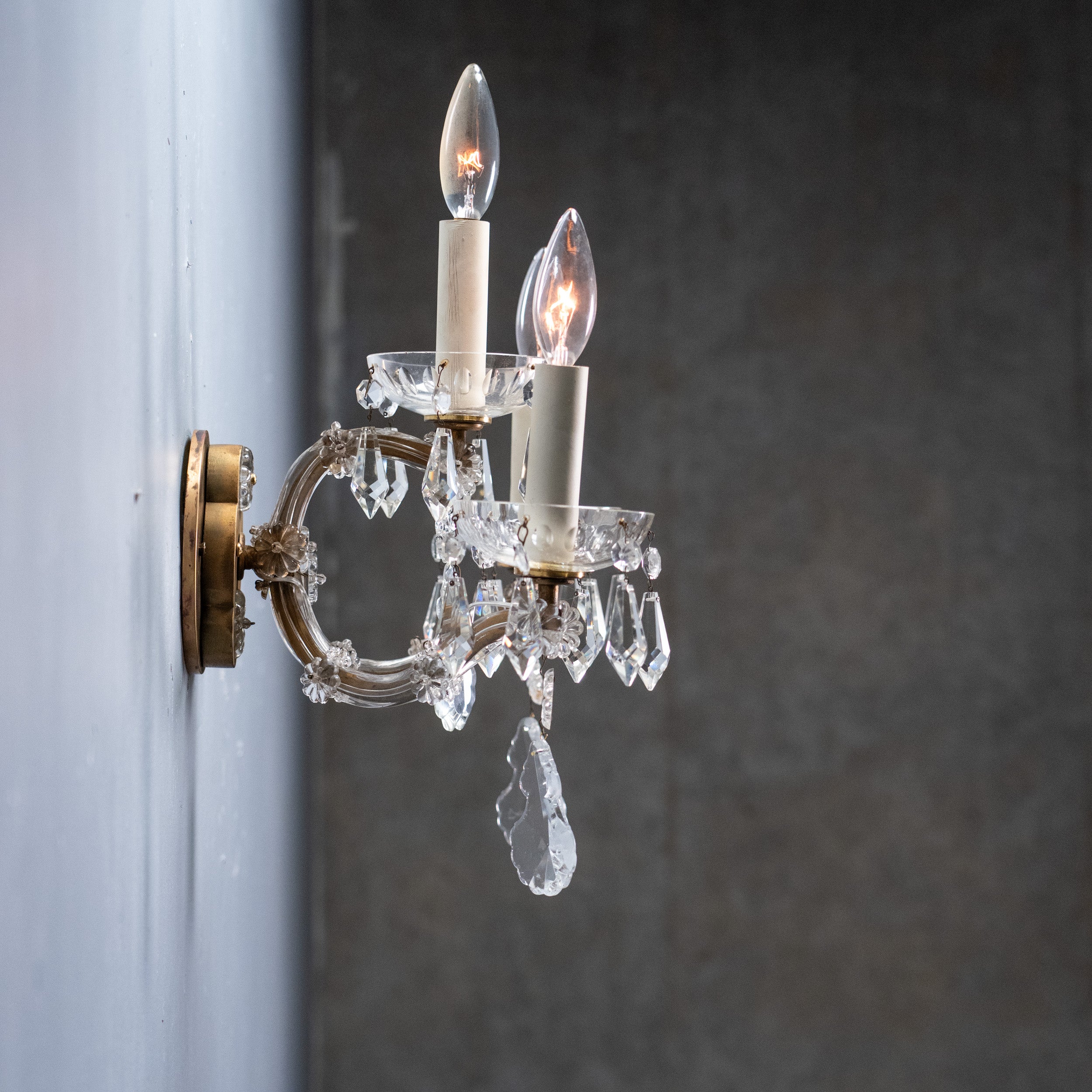 chandelier sconces | Scott Landon Antiques and Interiors.