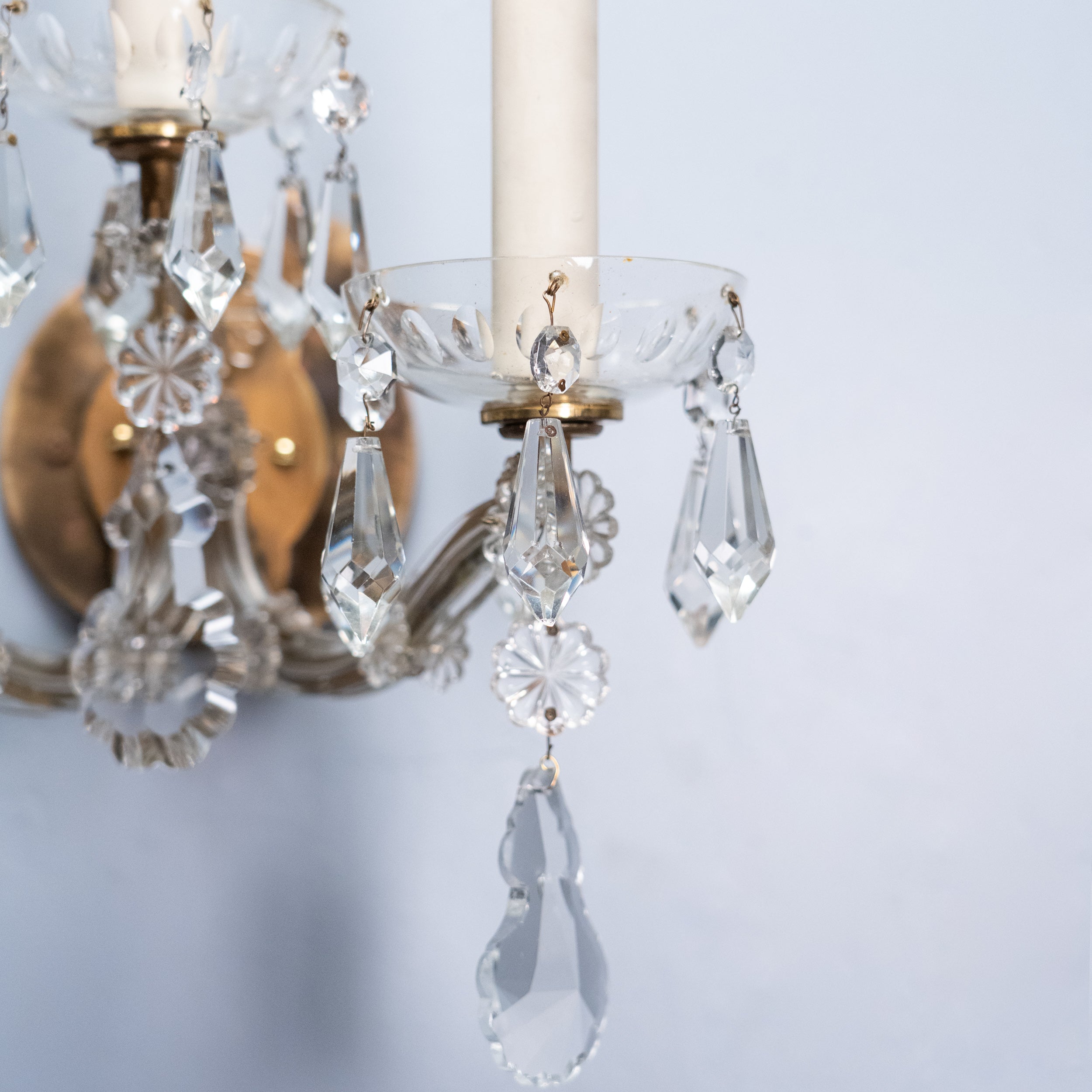 chandelier sconces | Scott Landon Antiques and Interiors.