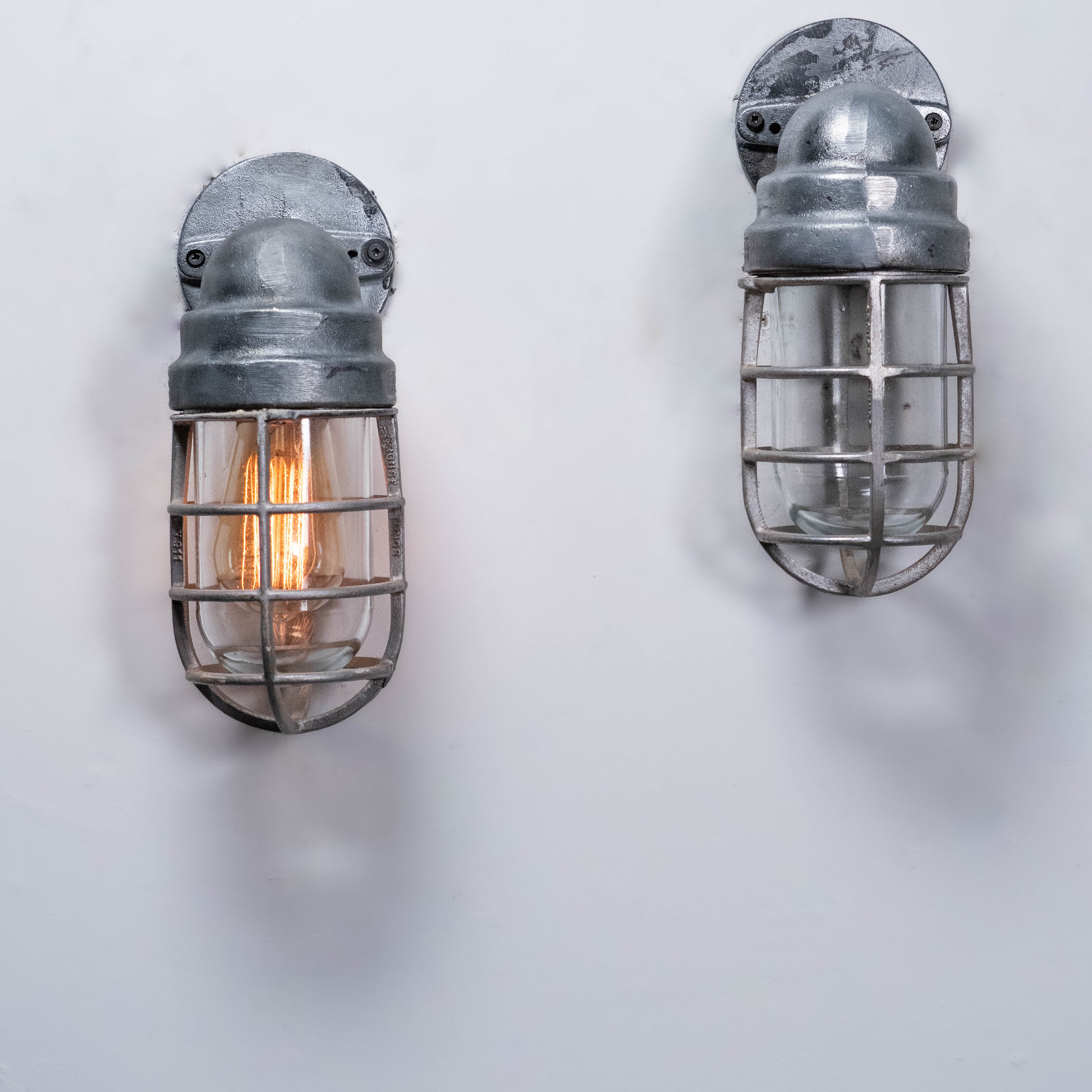 1940 Crouse Hinds Industrial Sconce Lights