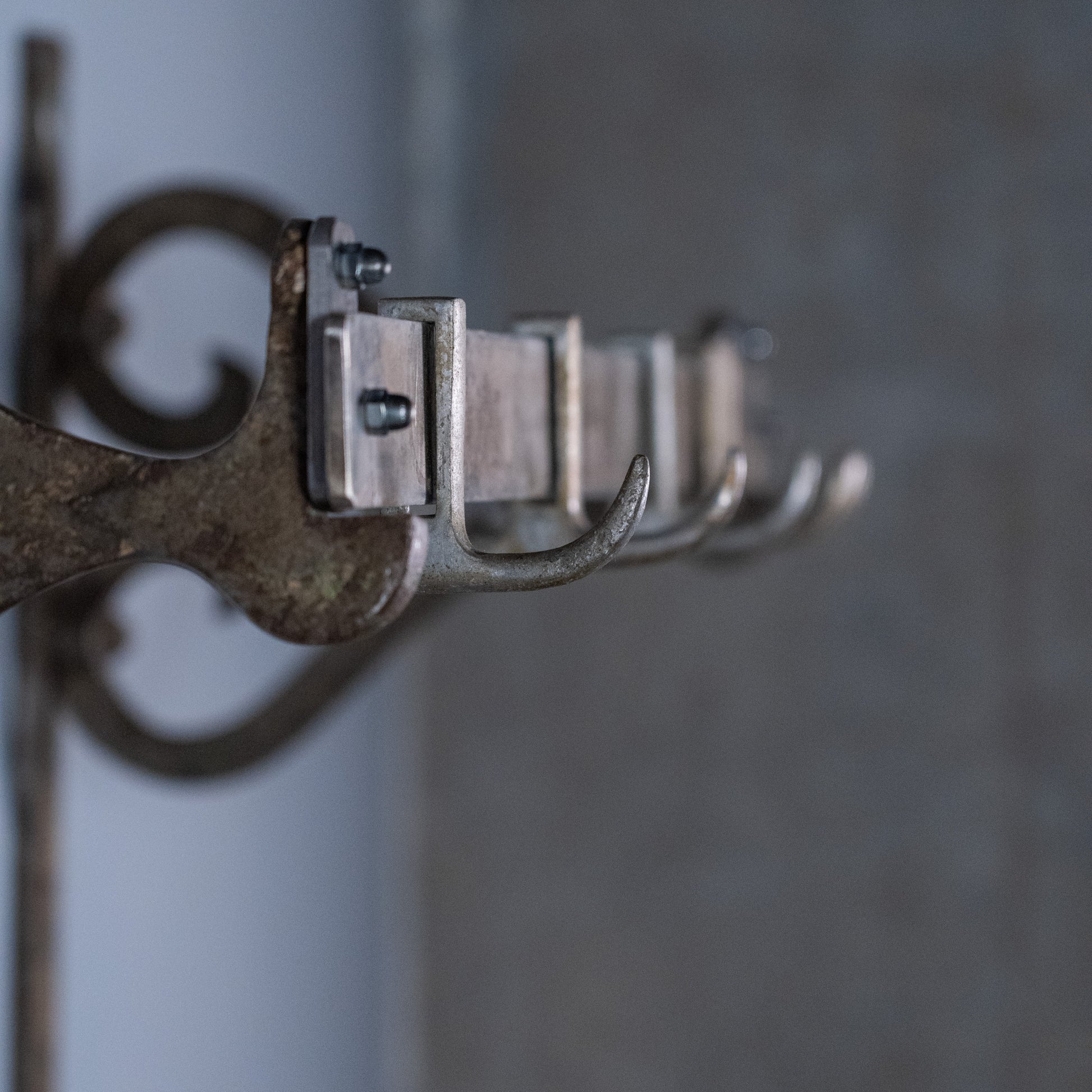 meat hooks | Scott Landon Antiques and Interiors.