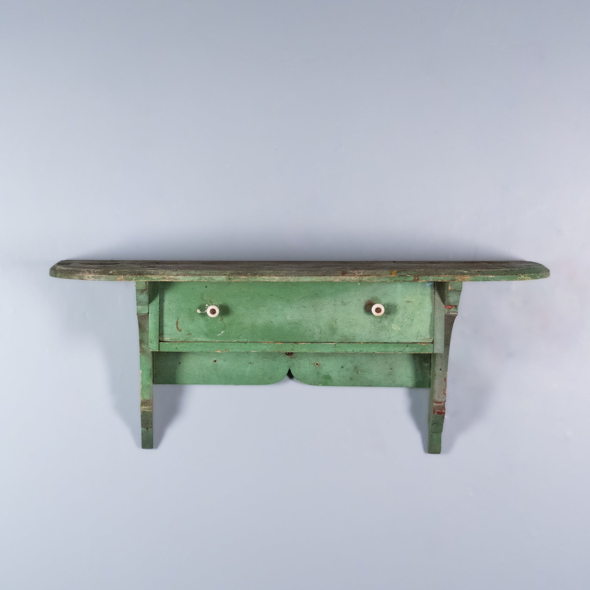 green shelf | Scott Landon Antiques and Interiors.