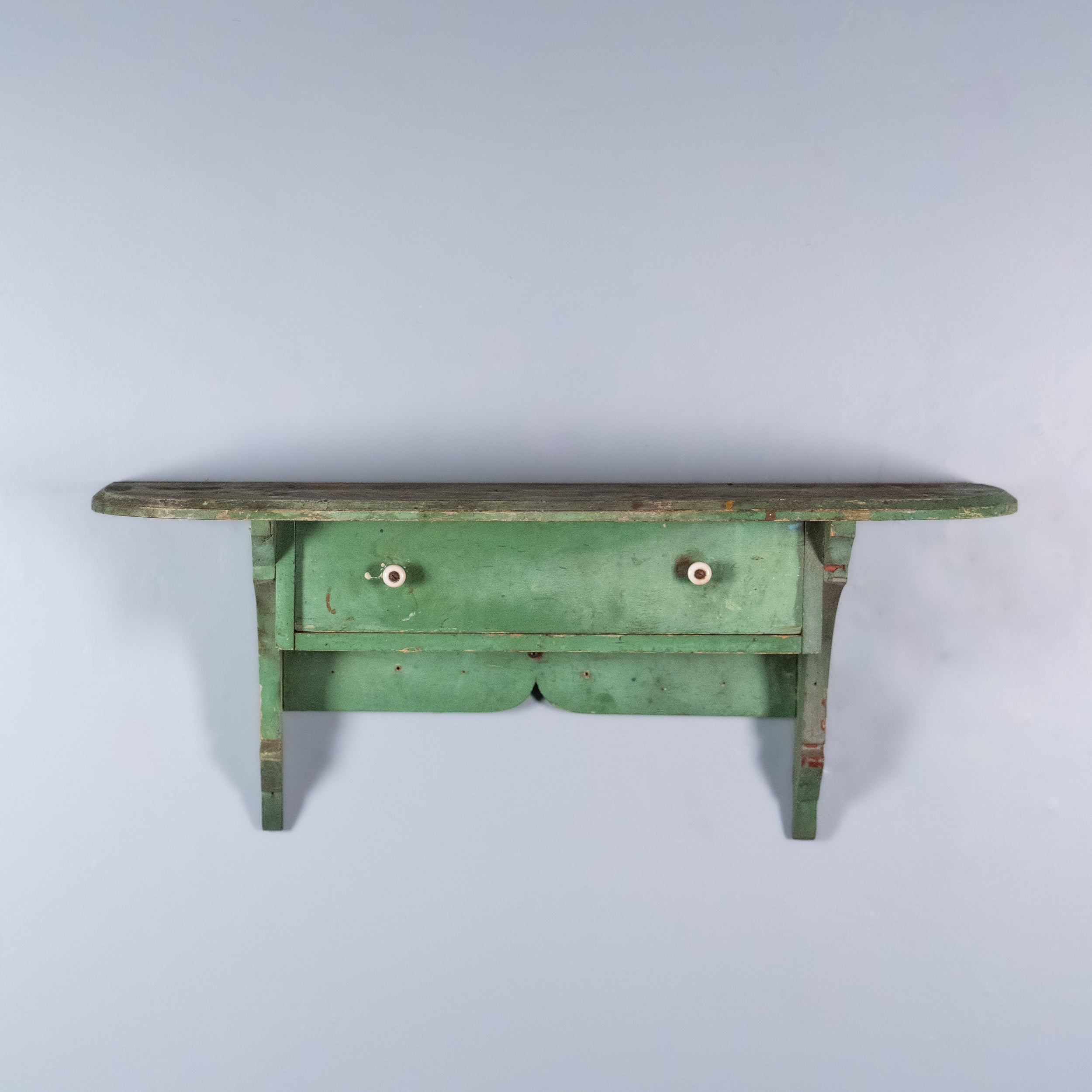 green shelf | Scott Landon Antiques and Interiors.