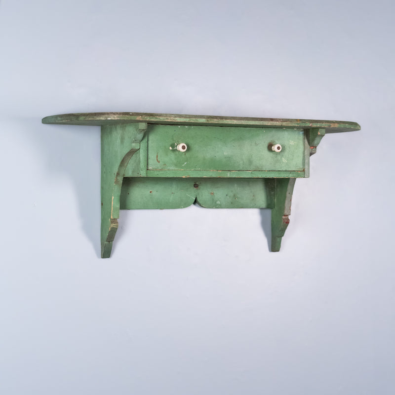 green shelf | Scott Landon Antiques and Interiors.