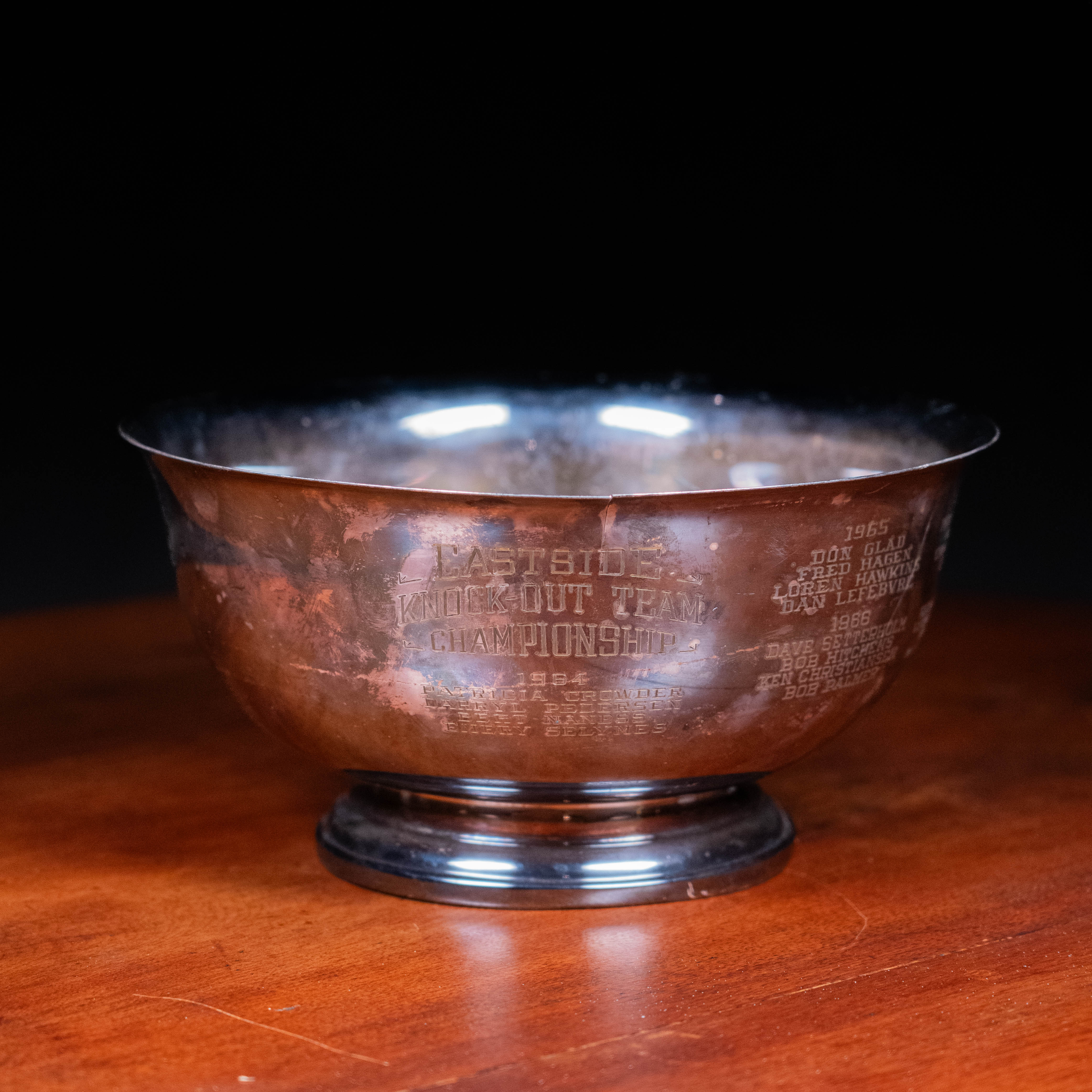 1960 Silver Plate Trophy Bowl by Gorham