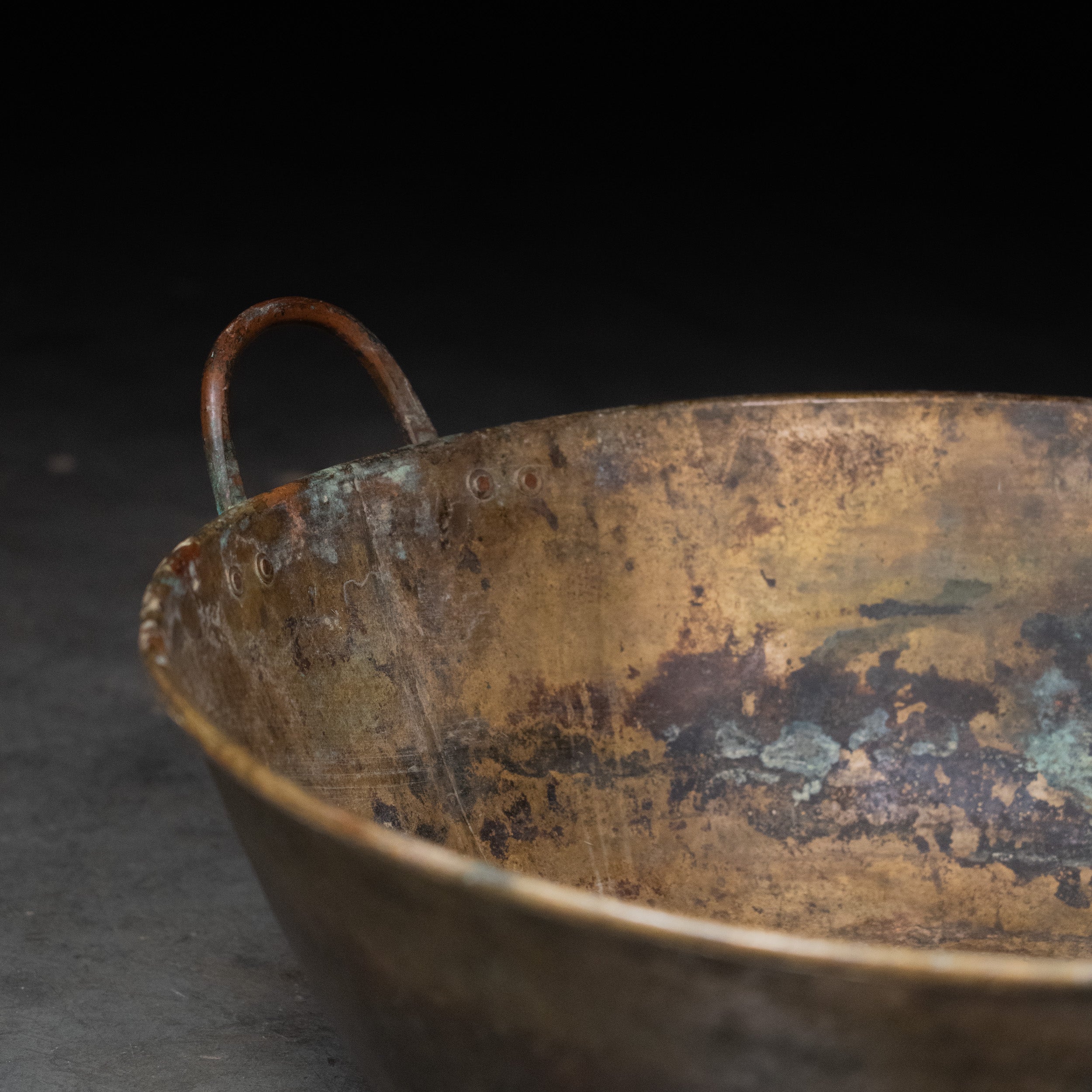 oversized brass bowl | Scott Landon Antiques and Interiors.