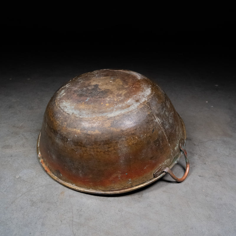oversized brass bowl | Scott Landon Antiques and Interiors.