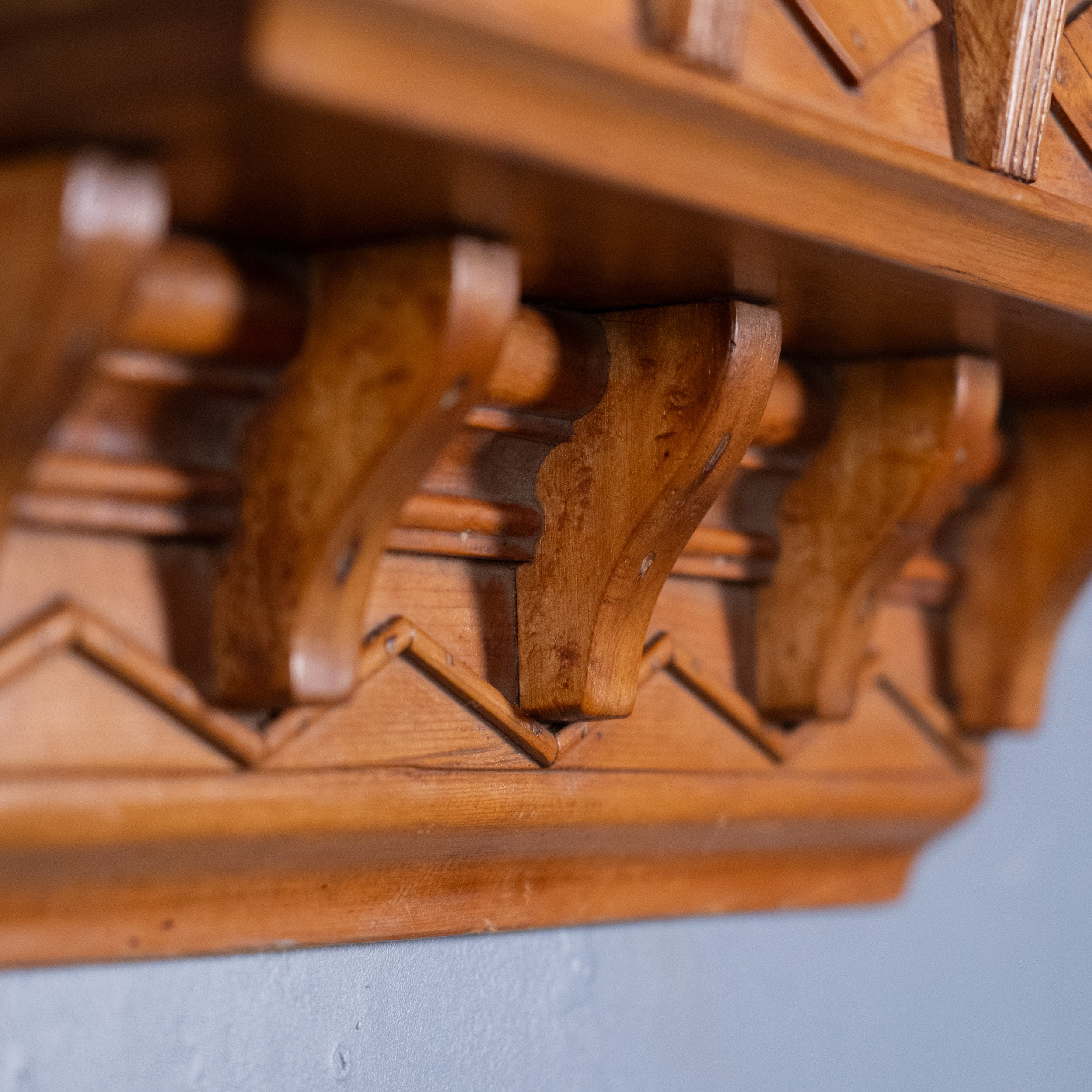 Antique Quebec wall shelf | Scott Landon Antiques and Interiors.