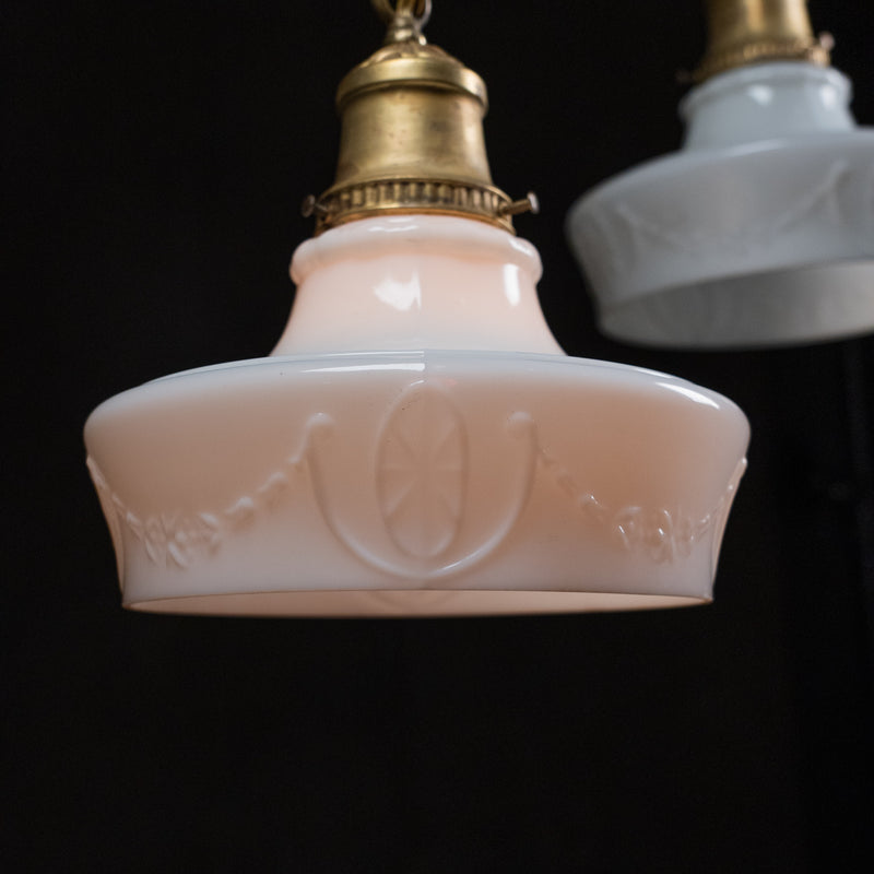 Antique brass pendants | Scott Landon Antiques and Interiors.