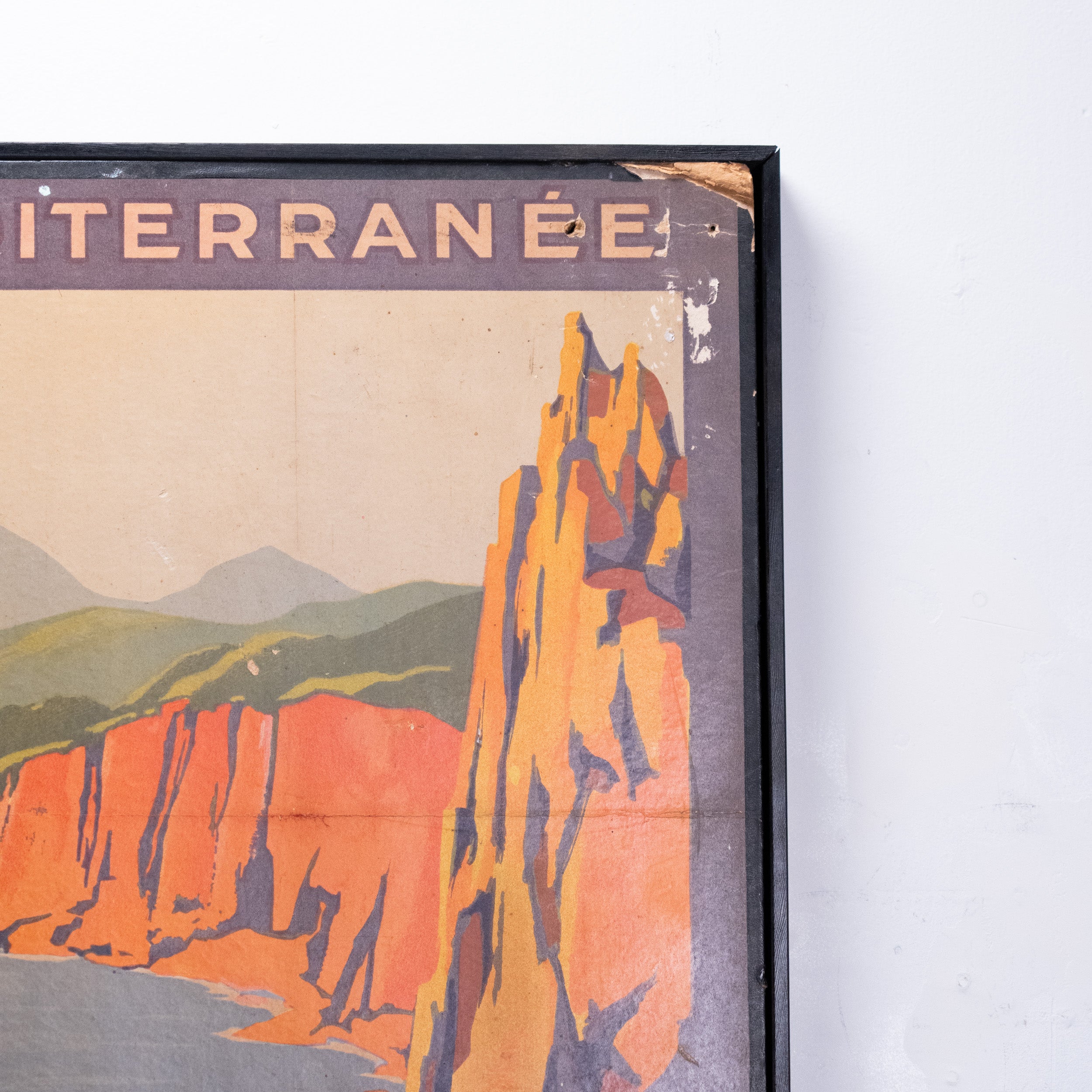 Original French Art Deco Travel Poster by Roger Broders – Les Calanche