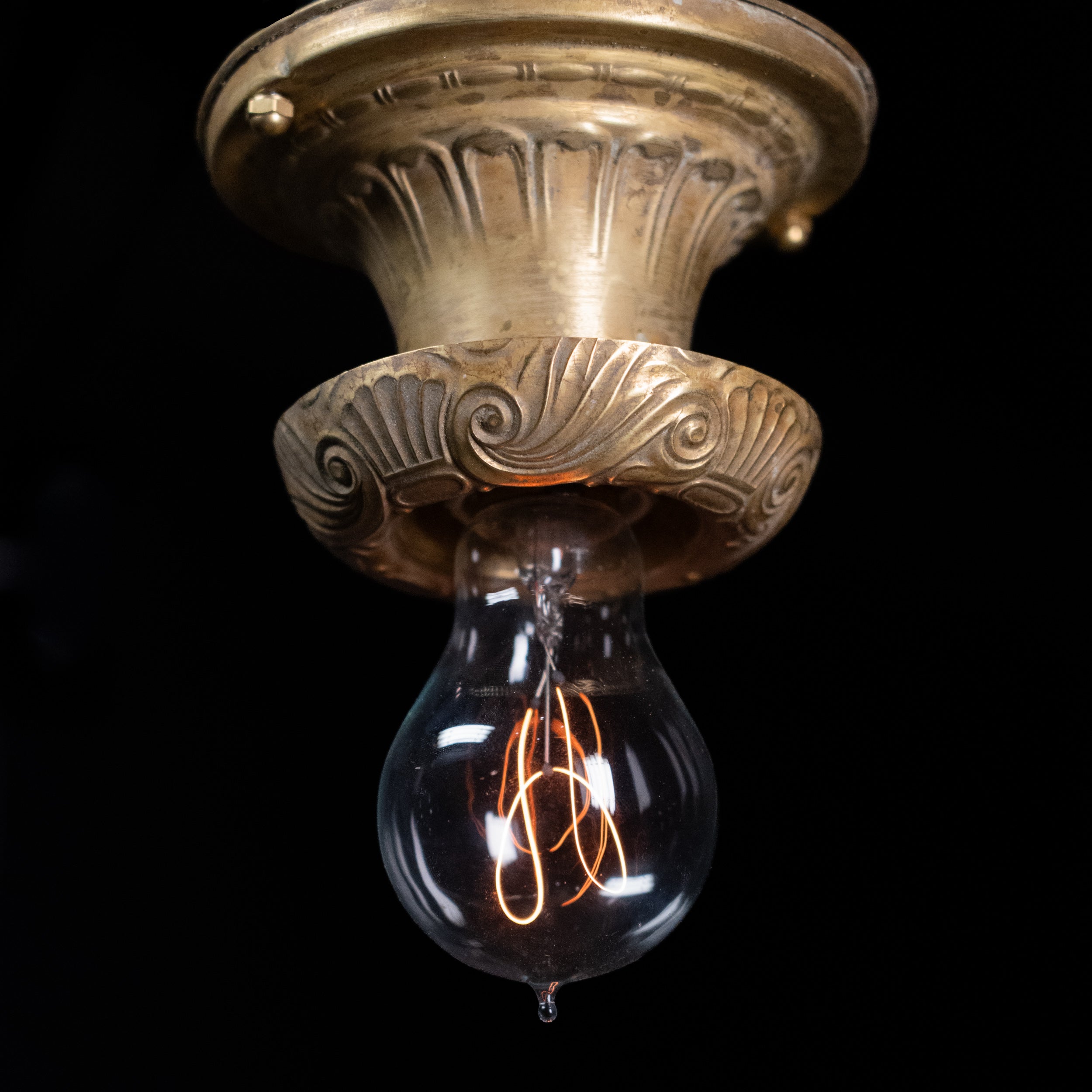 small flush mount | Scott Landon Antiques and Interiors.