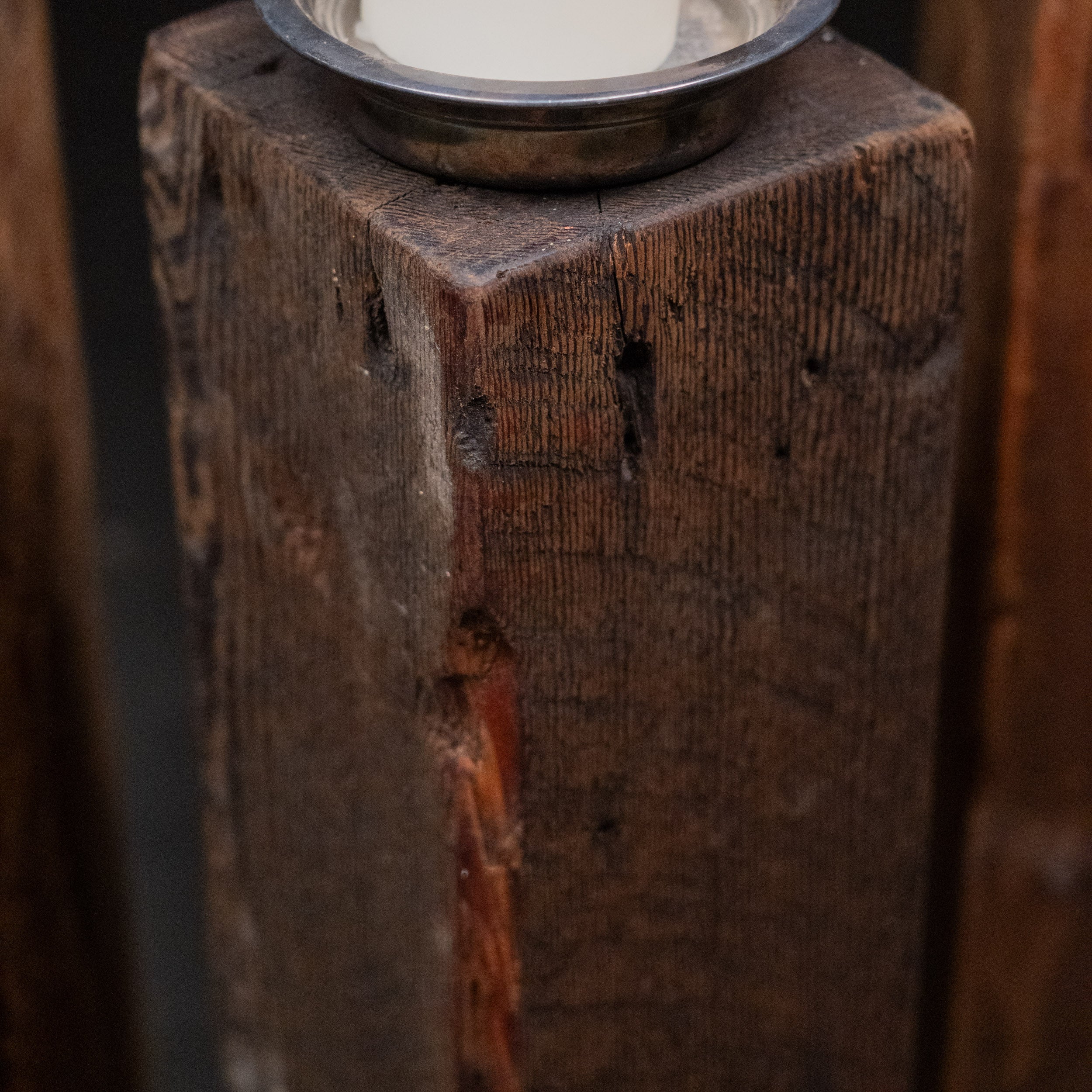 beam pedestals | Scott Landon Antiques and Interiors.