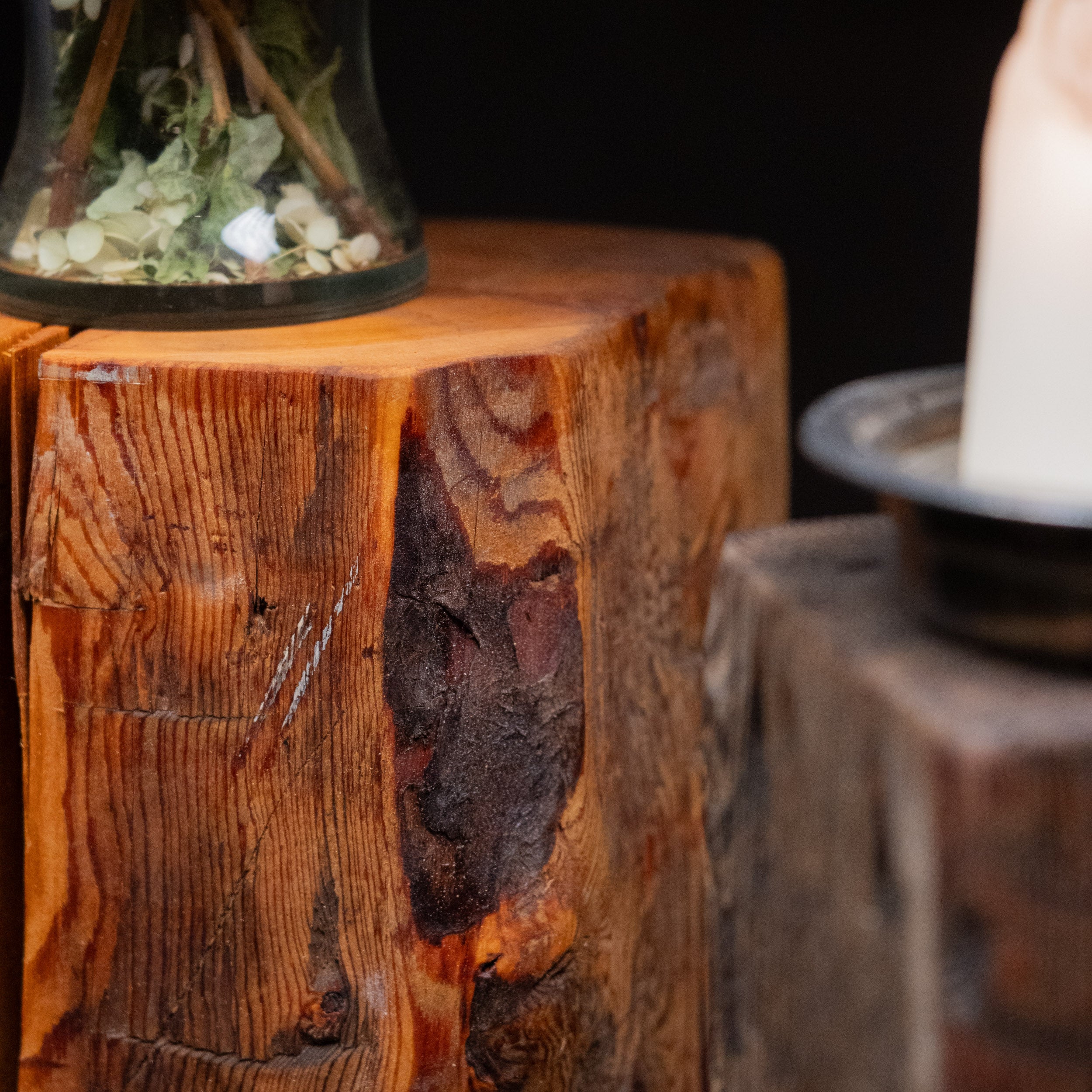 beam pedestals | Scott Landon Antiques and Interiors.