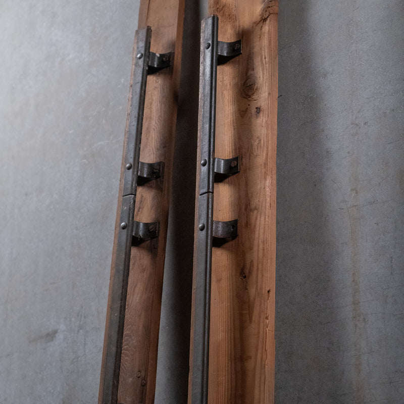 sliding doors with tracks | Scott Landon Antiques and Interiors.