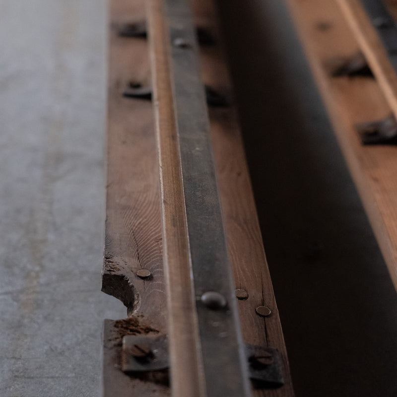 sliding doors with tracks | Scott Landon Antiques and Interiors.