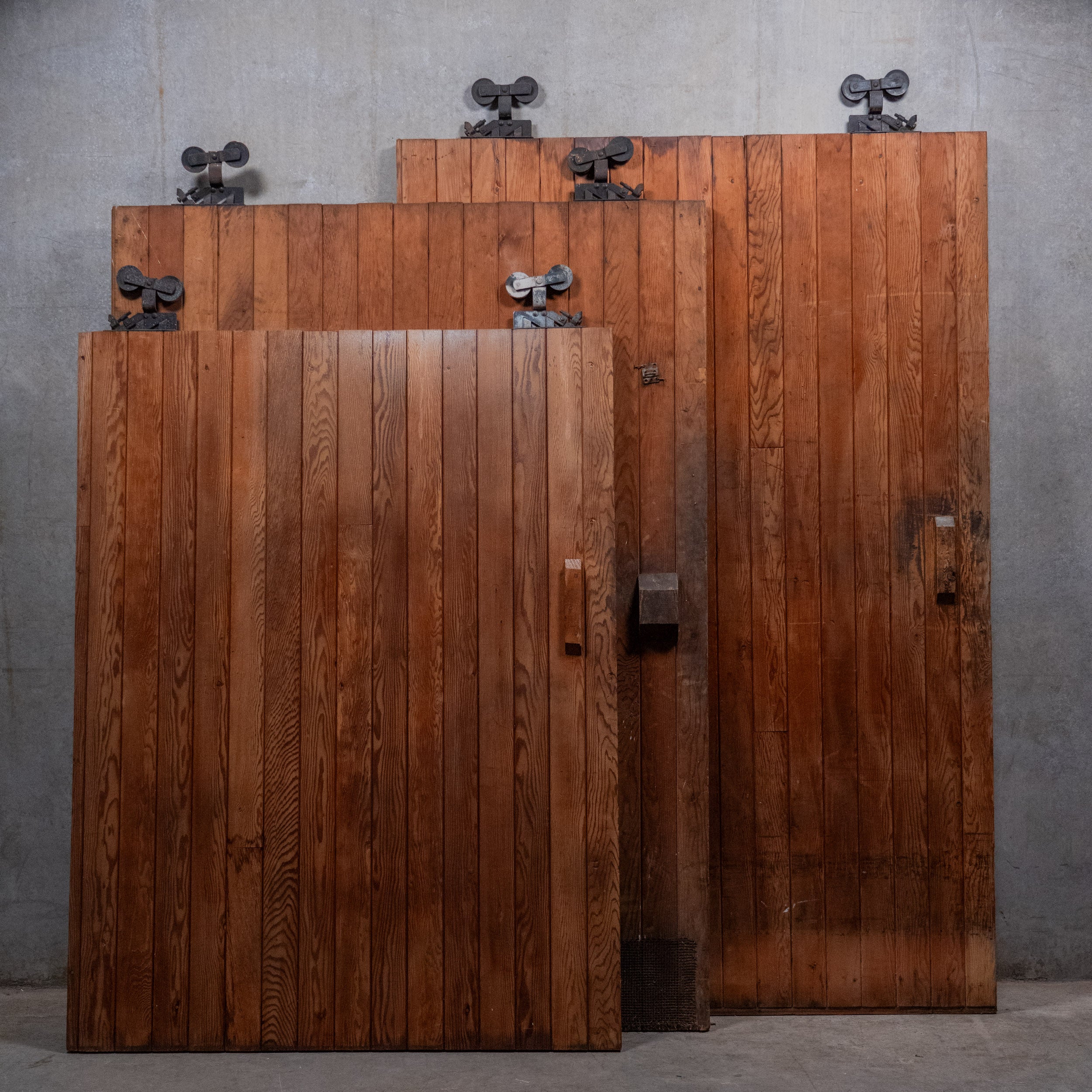 sliding doors with tracks | Scott Landon Antiques and Interiors.