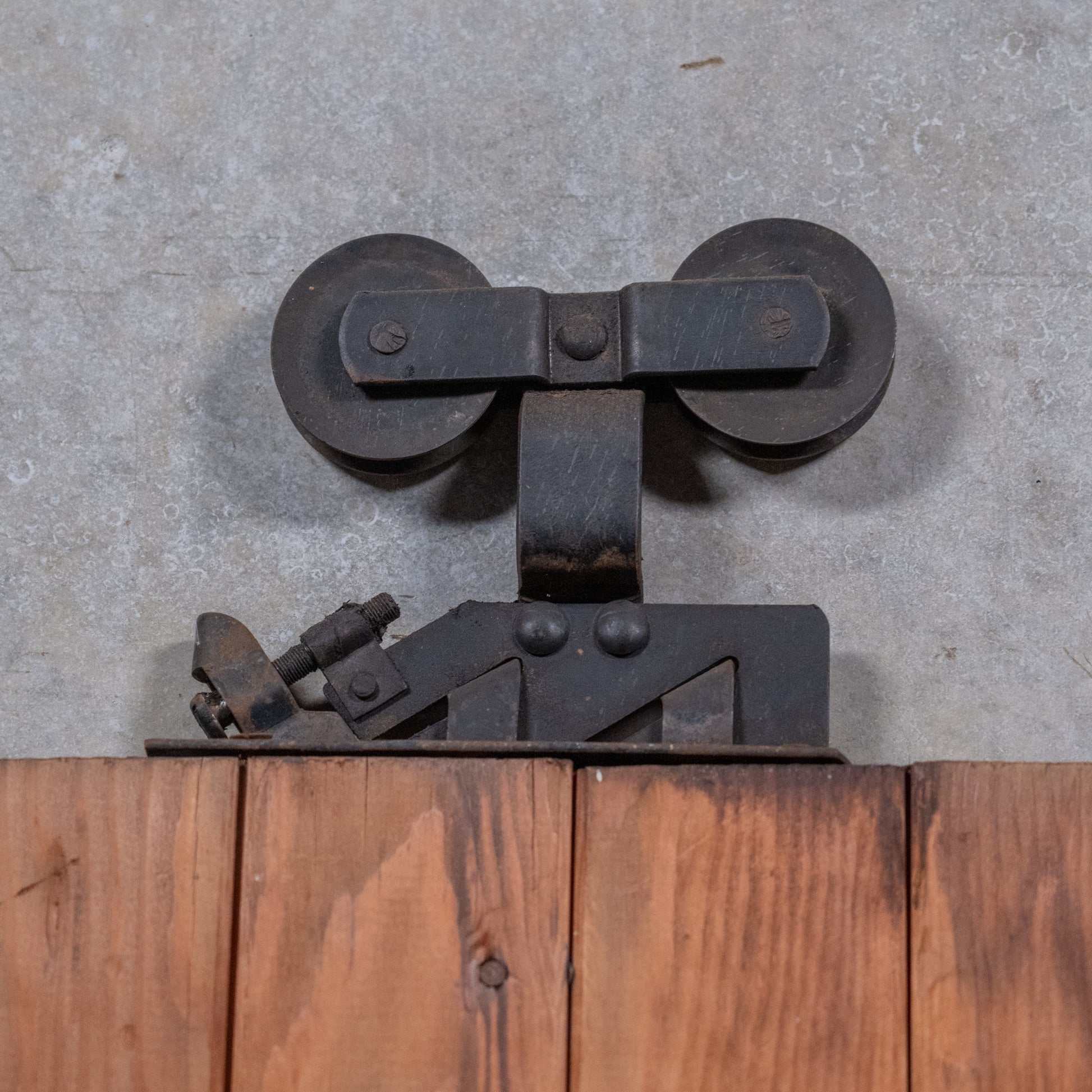 sliding doors with tracks | Scott Landon Antiques and Interiors.