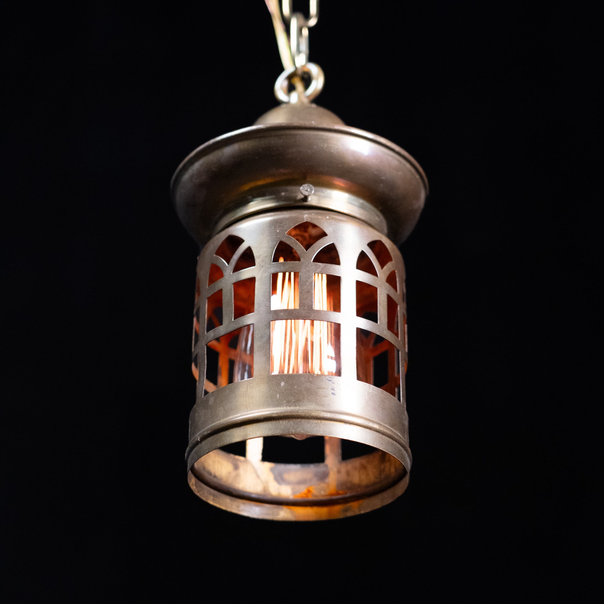 brass pendant | Scott Landon Antiques and Interiors.