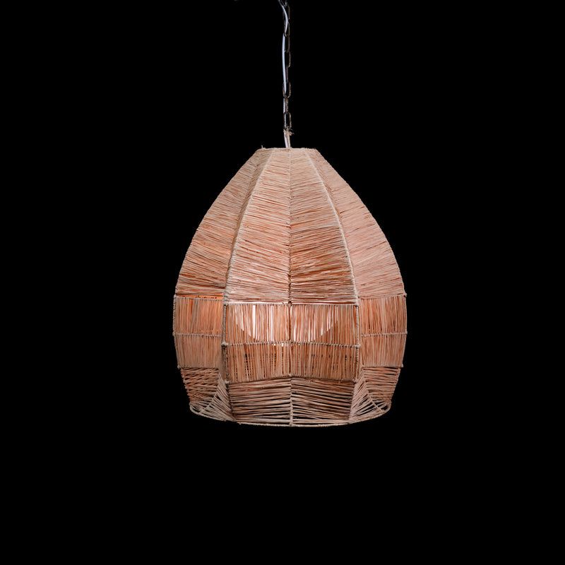 wicker pendant | Scott Landon Antiques and Interiors.