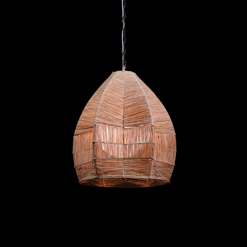wicker pendant | Scott Landon Antiques and Interiors.