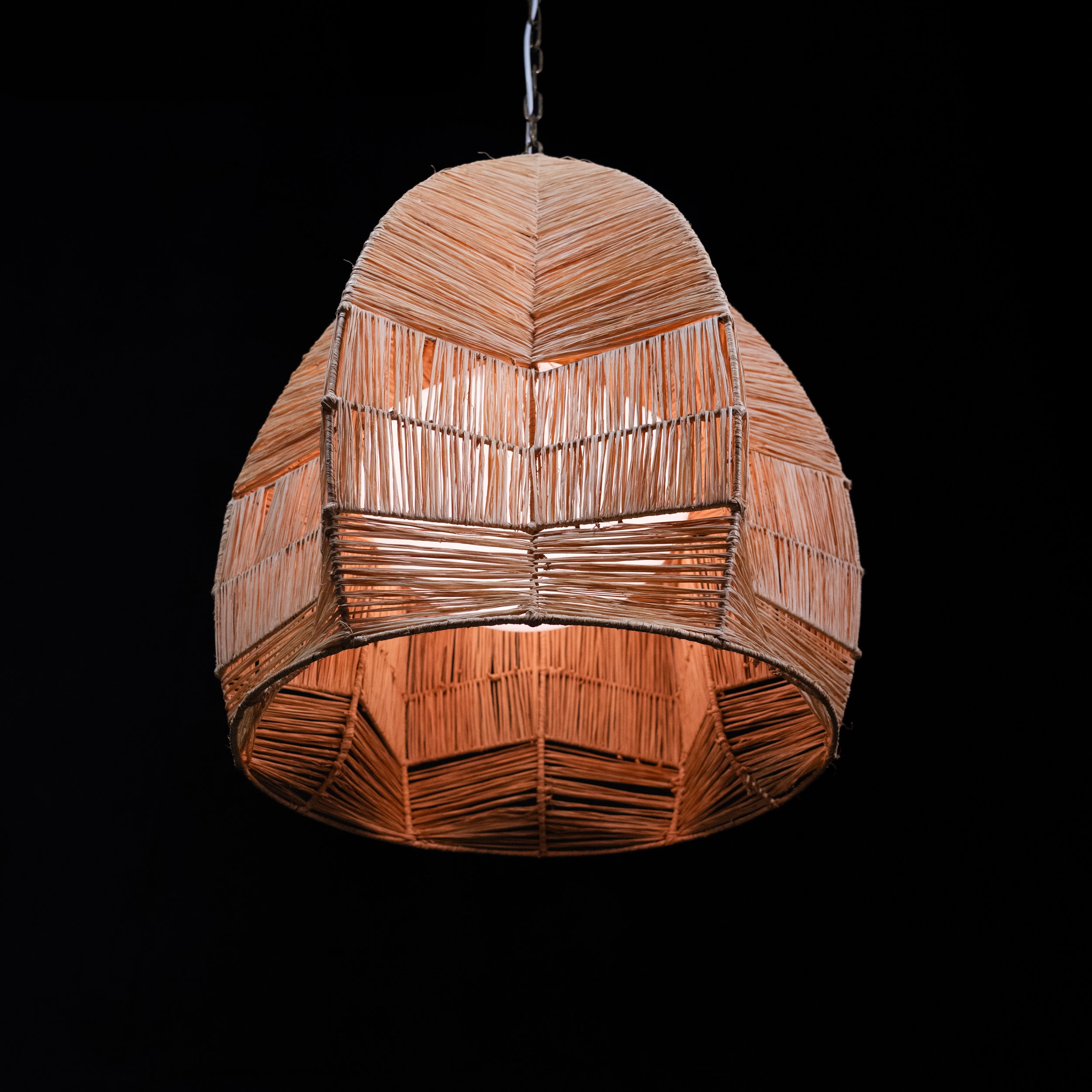 wicker pendant | Scott Landon Antiques and Interiors.