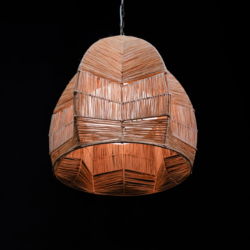 wicker pendant | Scott Landon Antiques and Interiors.