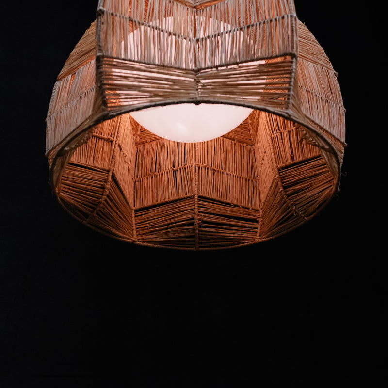 wicker pendant | Scott Landon Antiques and Interiors.