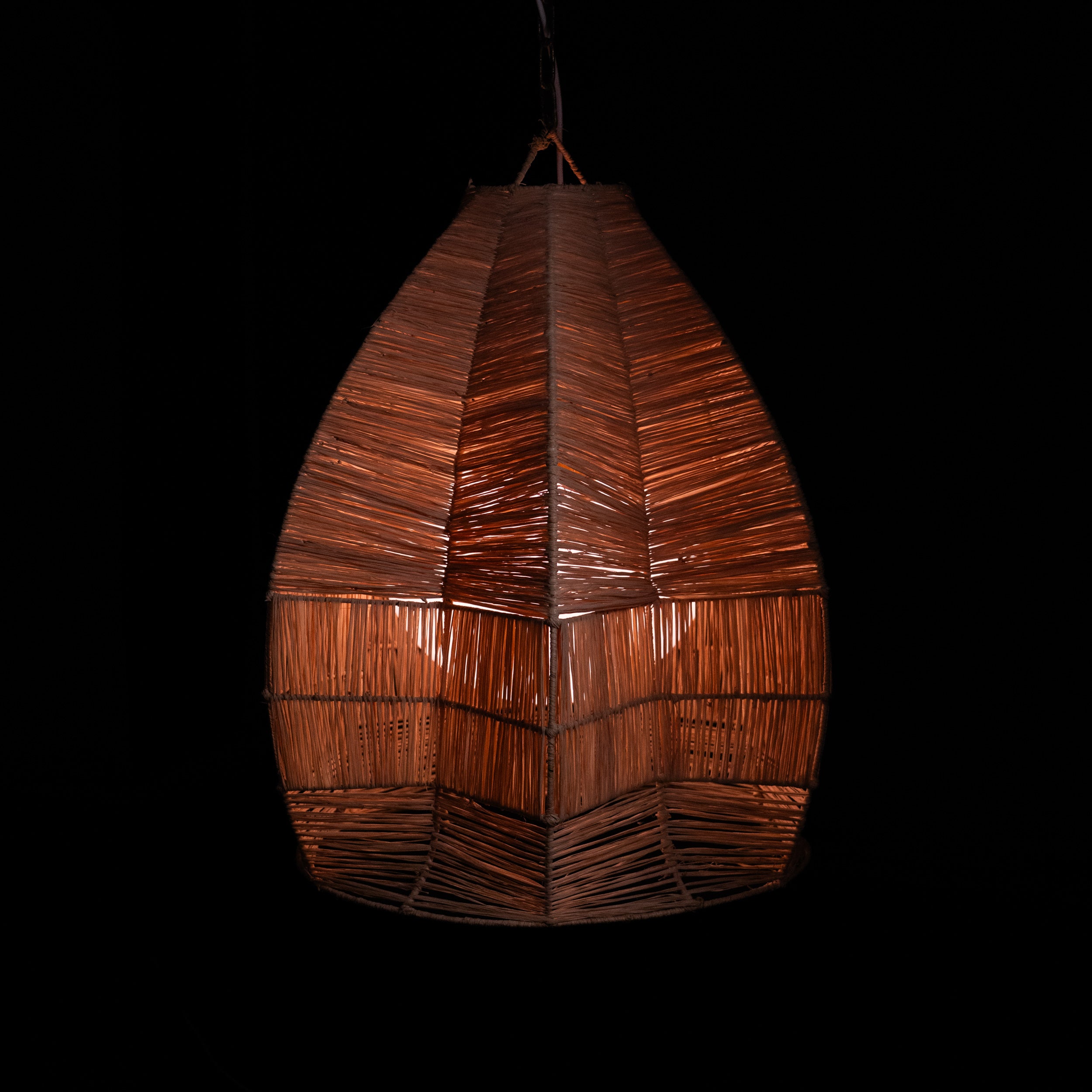 wicker pendant | Scott Landon Antiques and Interiors.