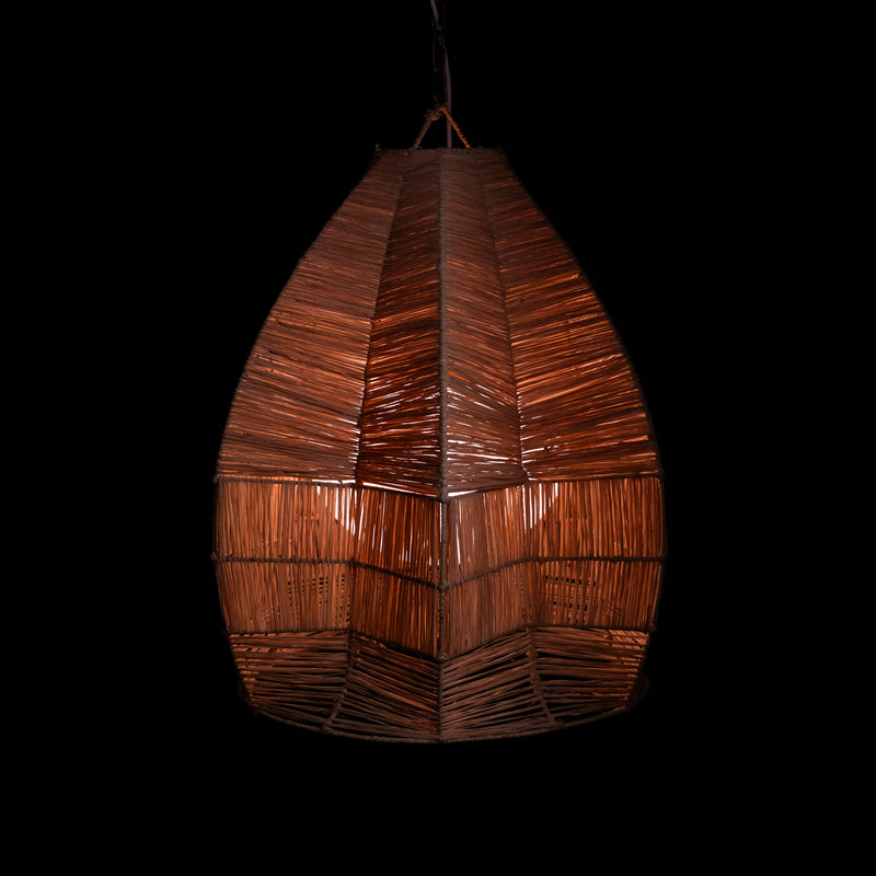 wicker pendant | Scott Landon Antiques and Interiors.