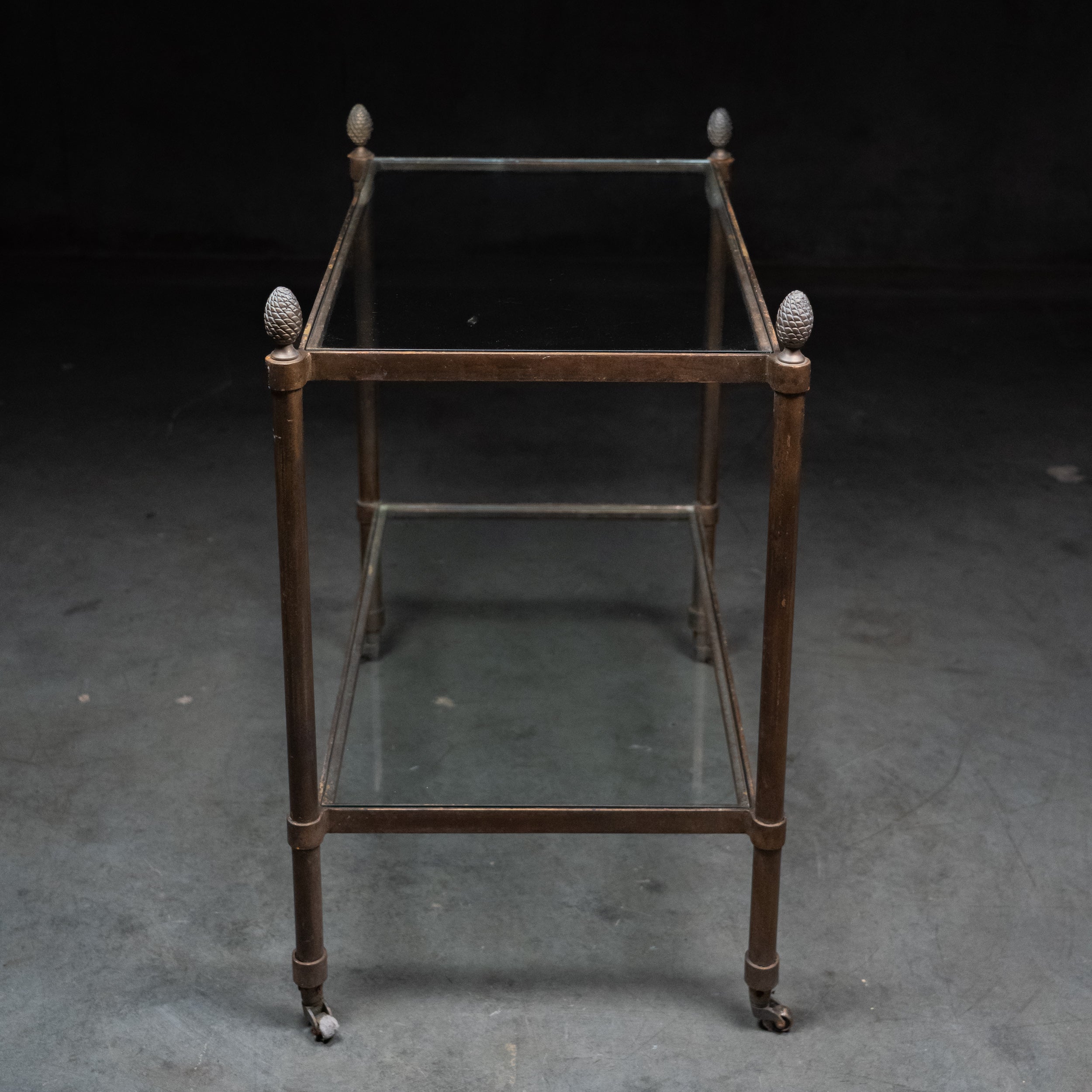 brass bar cart | Scott Landon Antiques and Interiors.