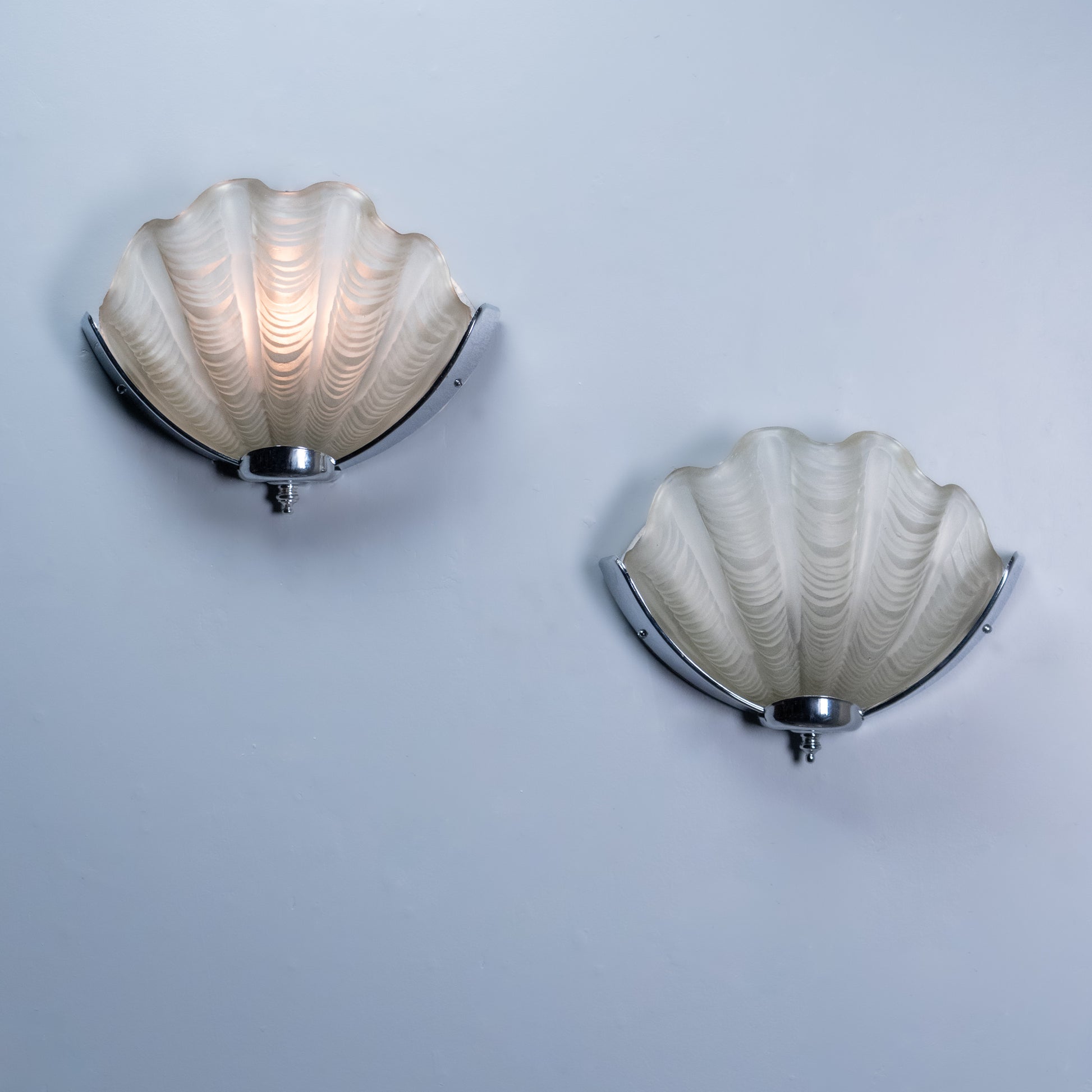 shell sconces | Scott Landon Antiques and Interiors.