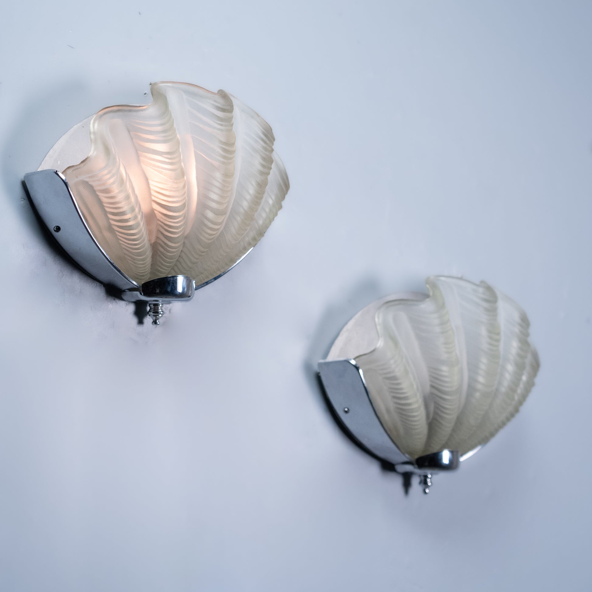 shell sconces | Scott Landon Antiques and Interiors.