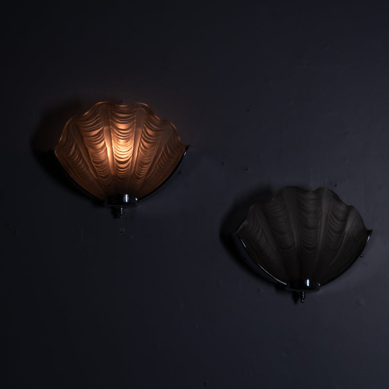 shell sconces | Scott Landon Antiques and Interiors.