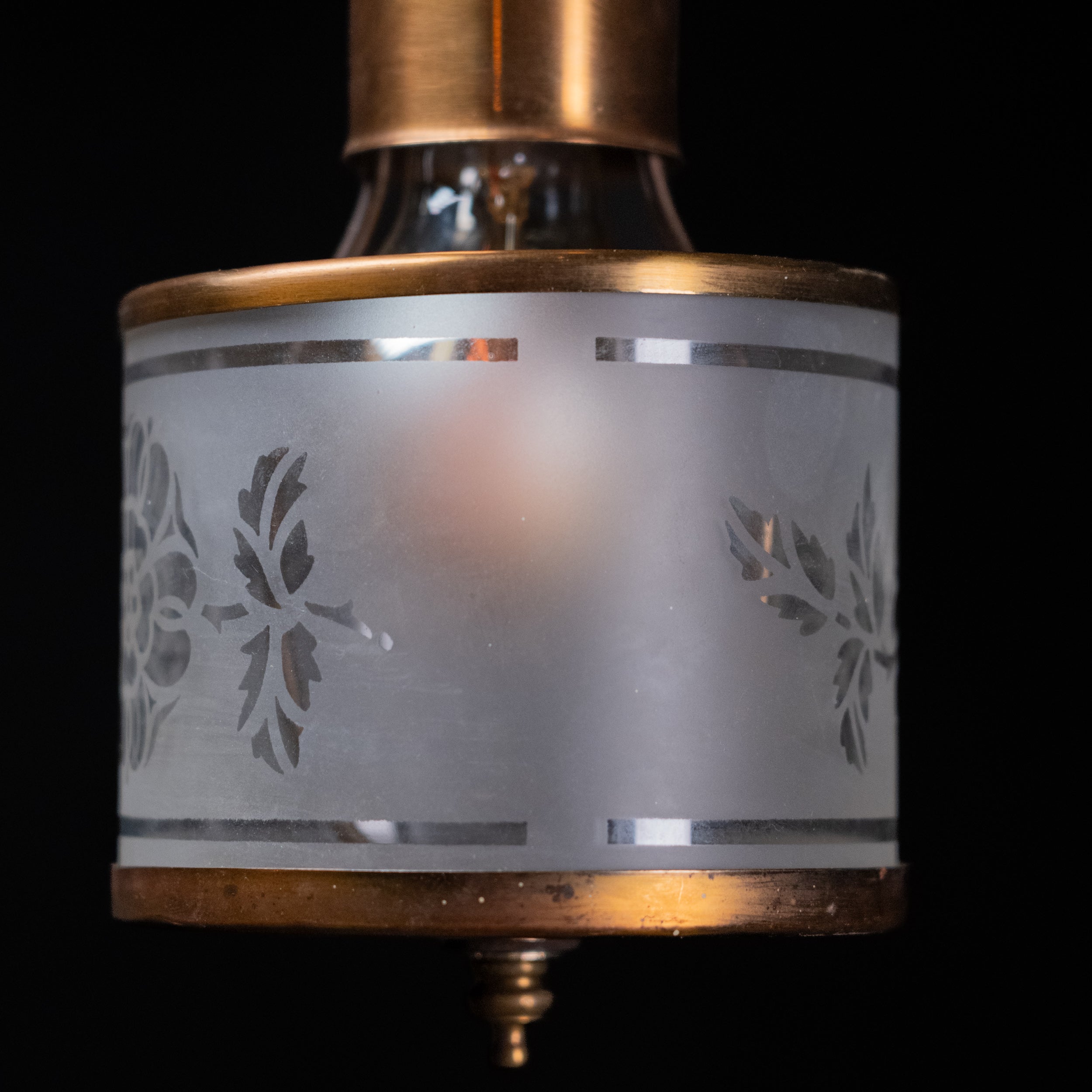brass flush mount | Scott Landon Antiques and Interiors.