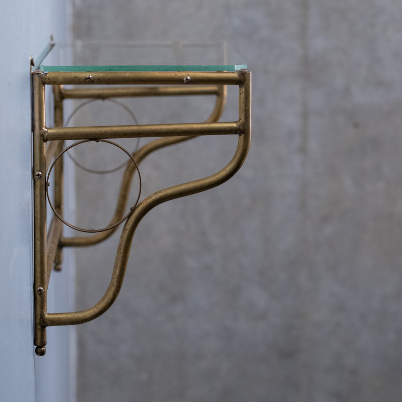 brass shelf | Scott Landon Antiques and Interiors.