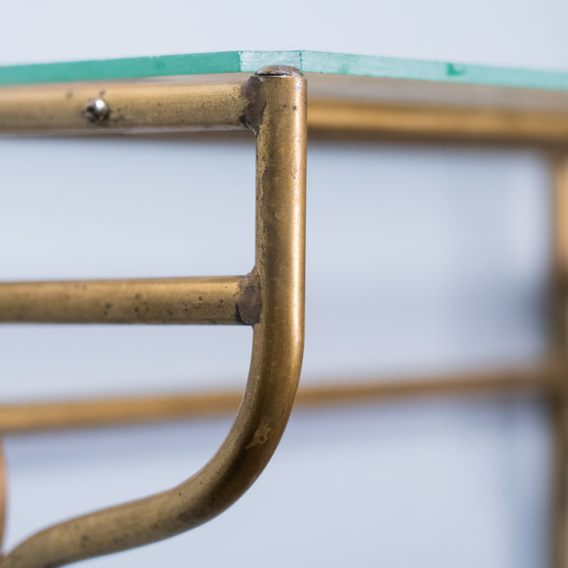 brass shelf | Scott Landon Antiques and Interiors.