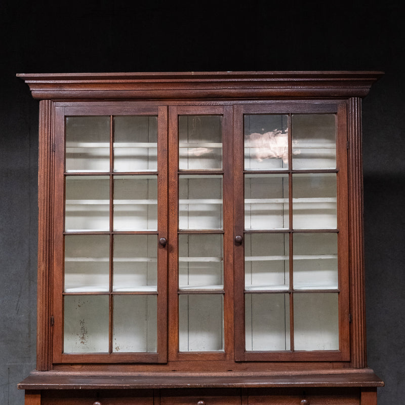 Antique Ontario walnut and tiger maple stepback cupboard, Waterloo County, circa 1850 | Scott Landon Antiques and Interiors.