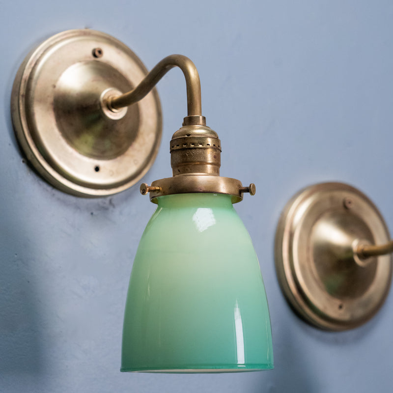 green sconces | Scott Landon Antiques and Interiors.