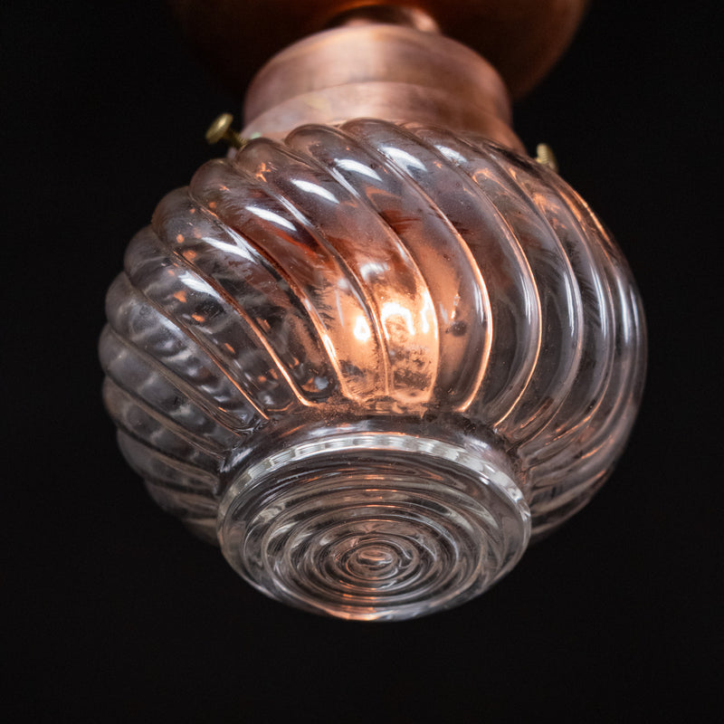 copper flush mount | Scott Landon Antiques and Interiors.