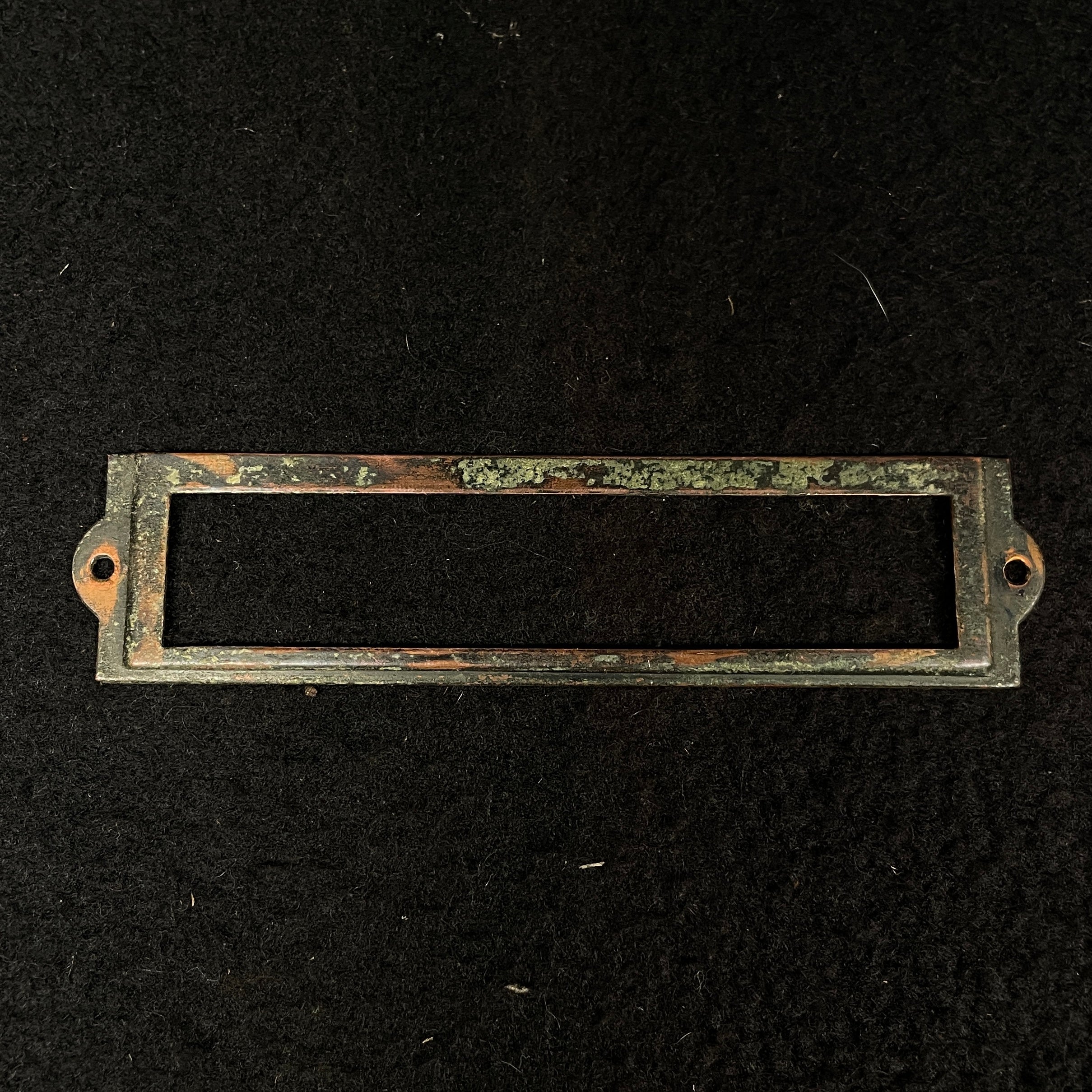 1920 Japaned Cabinet Hardware Tags