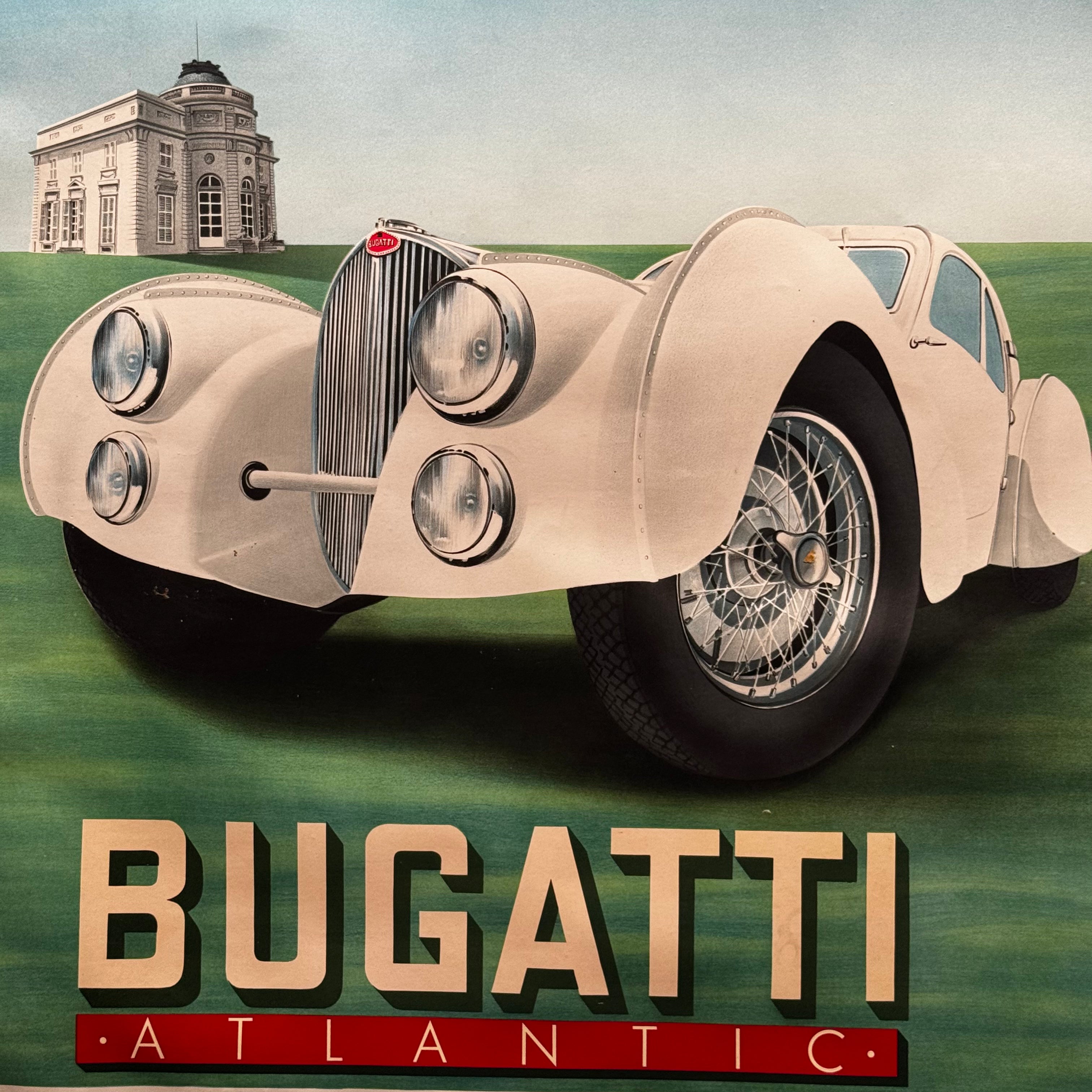 Autum Razzia Bugatti Lithograph By Razzia 1990