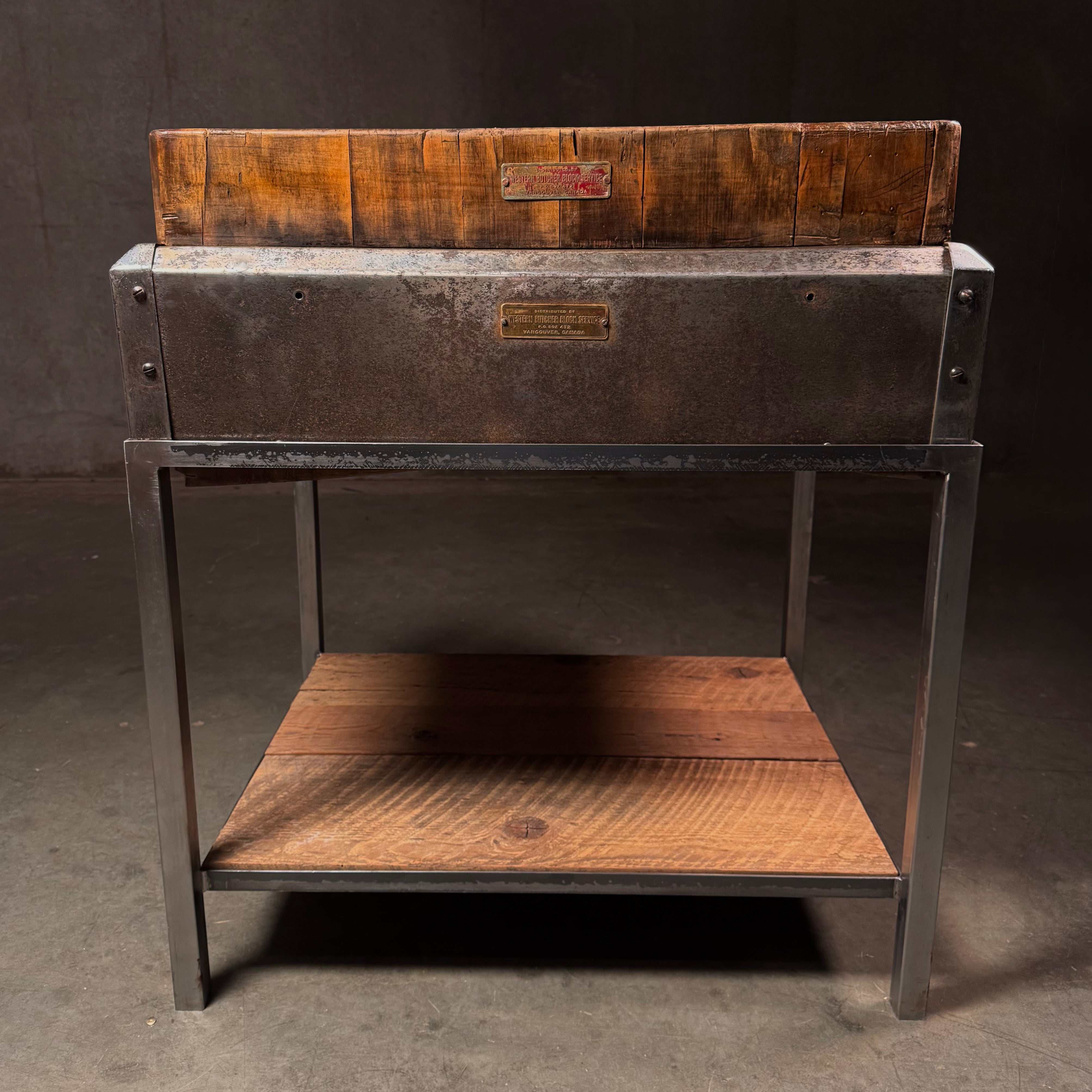 1950 Butcher Block Table