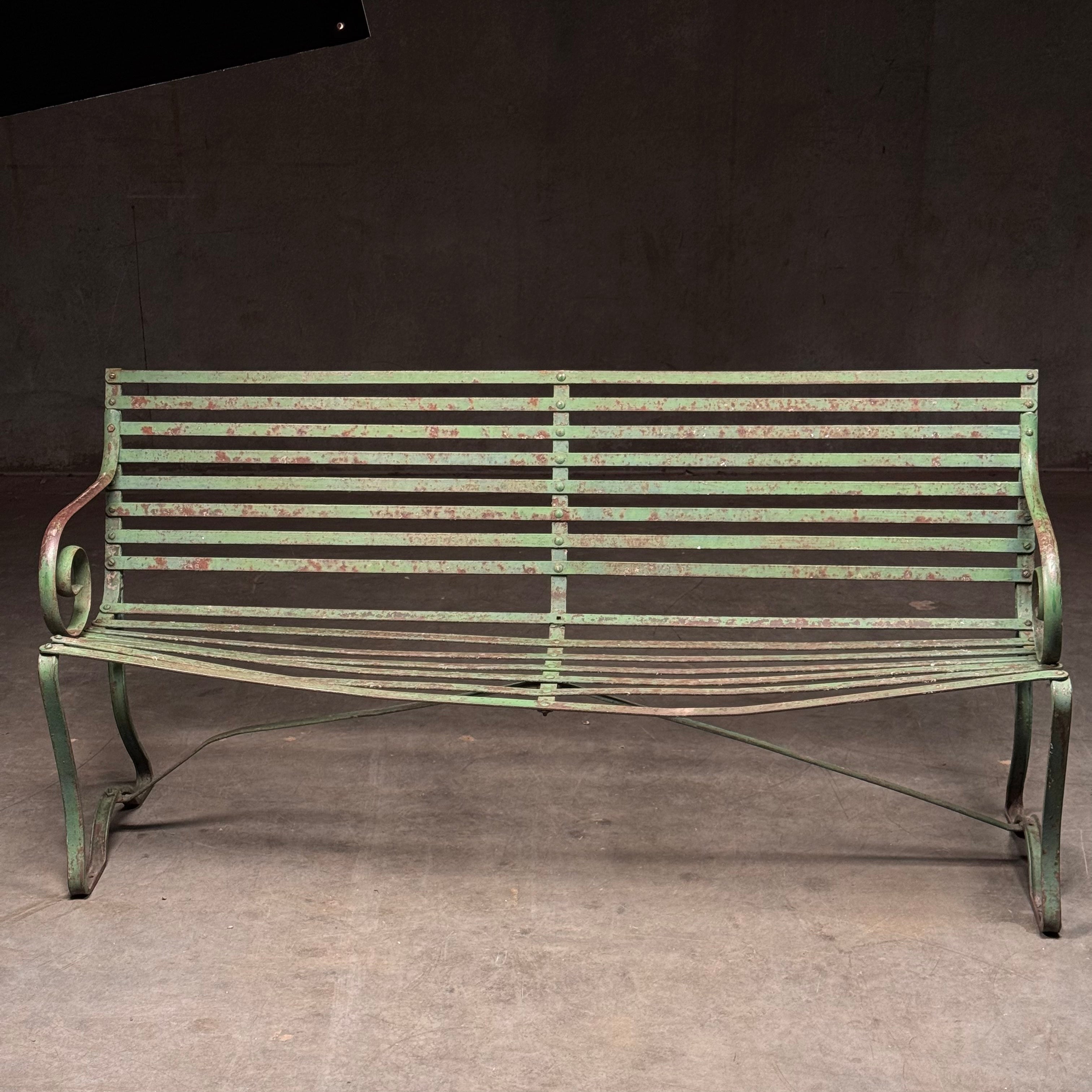 1930 Metal Garden Bench From Chicago