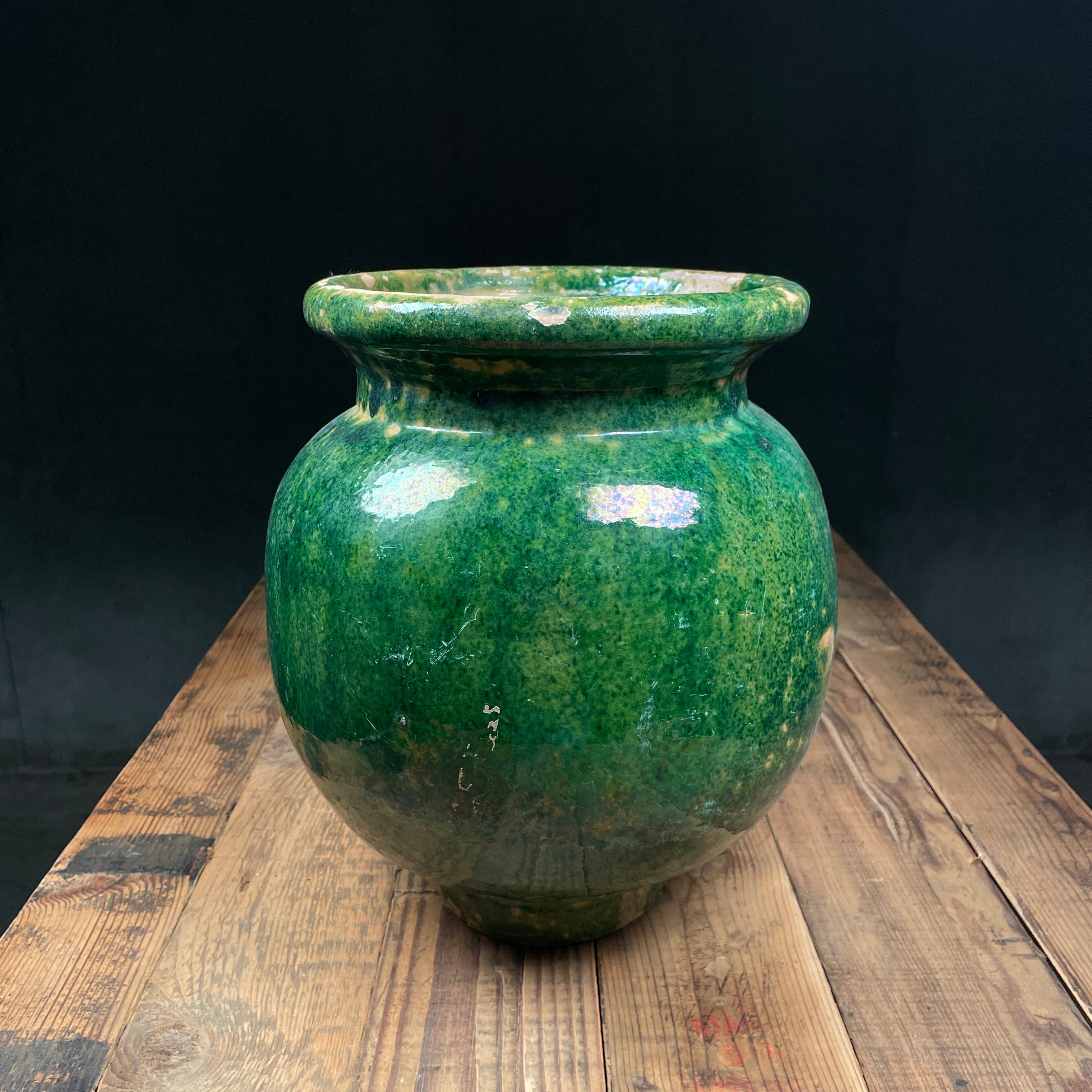 1940 French Clay Garden Flower Pot