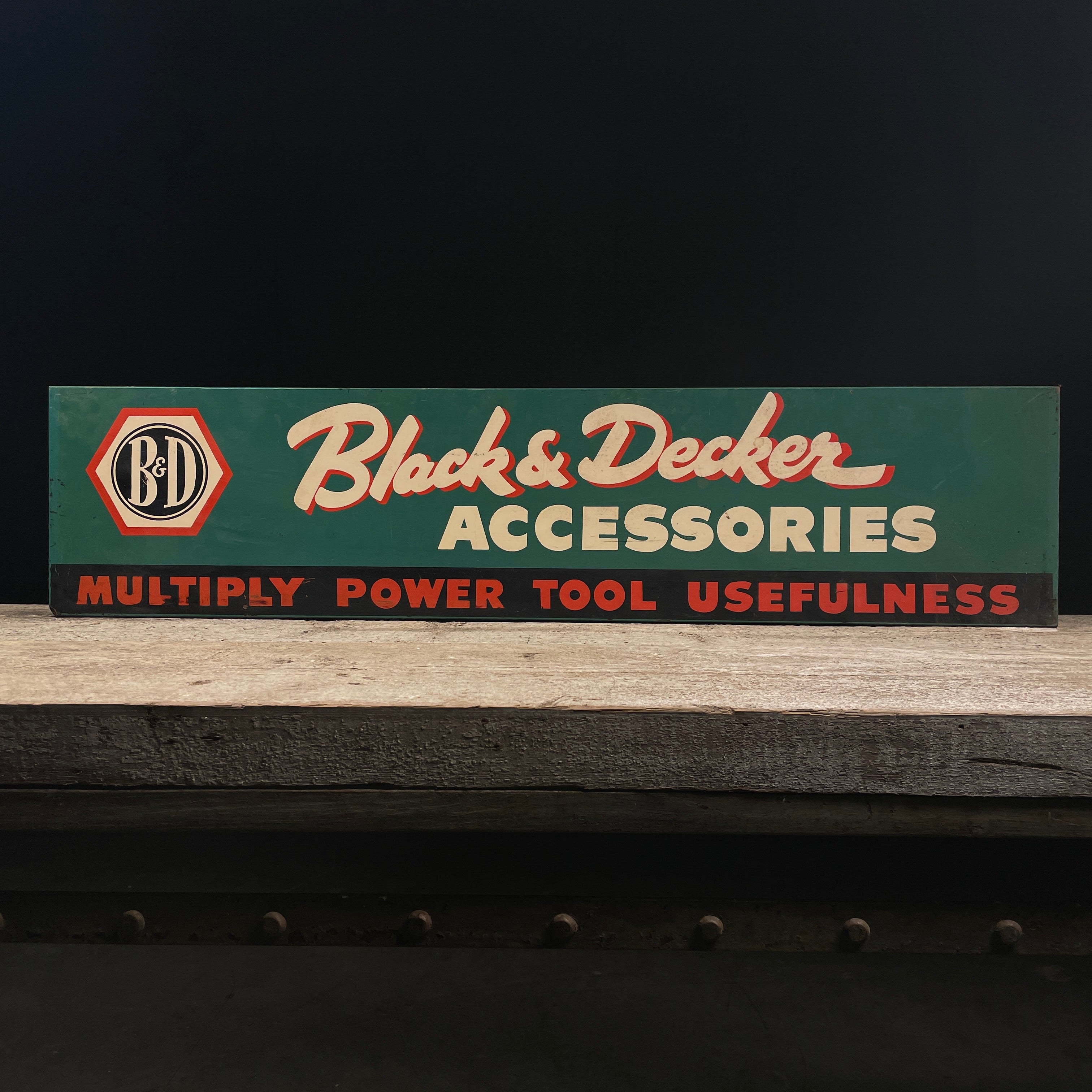Black & Decker Power Tool Sign