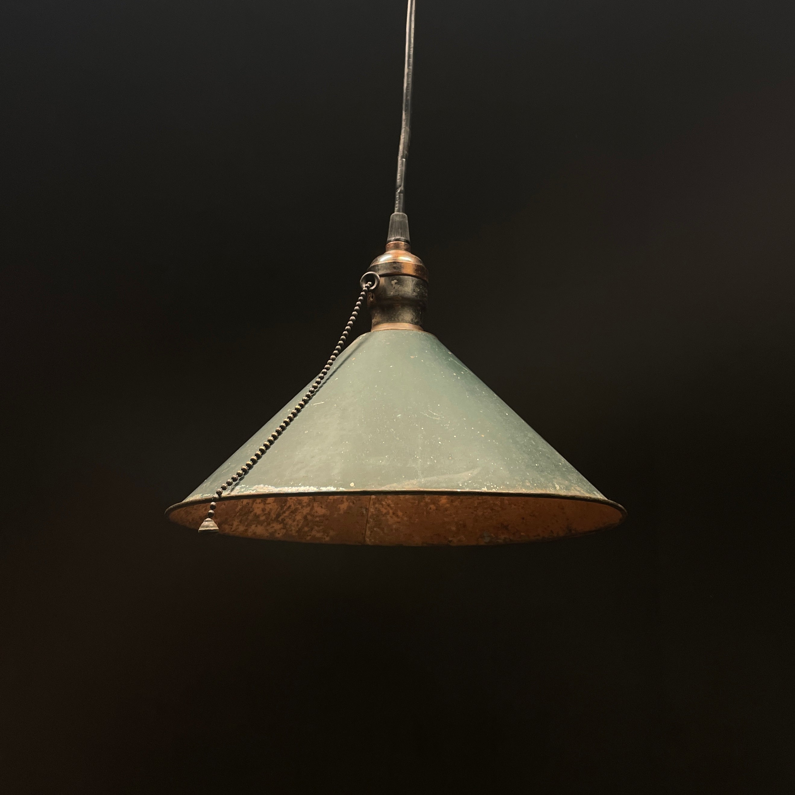 1930 Industrial Cone Shop Light by Hubbel