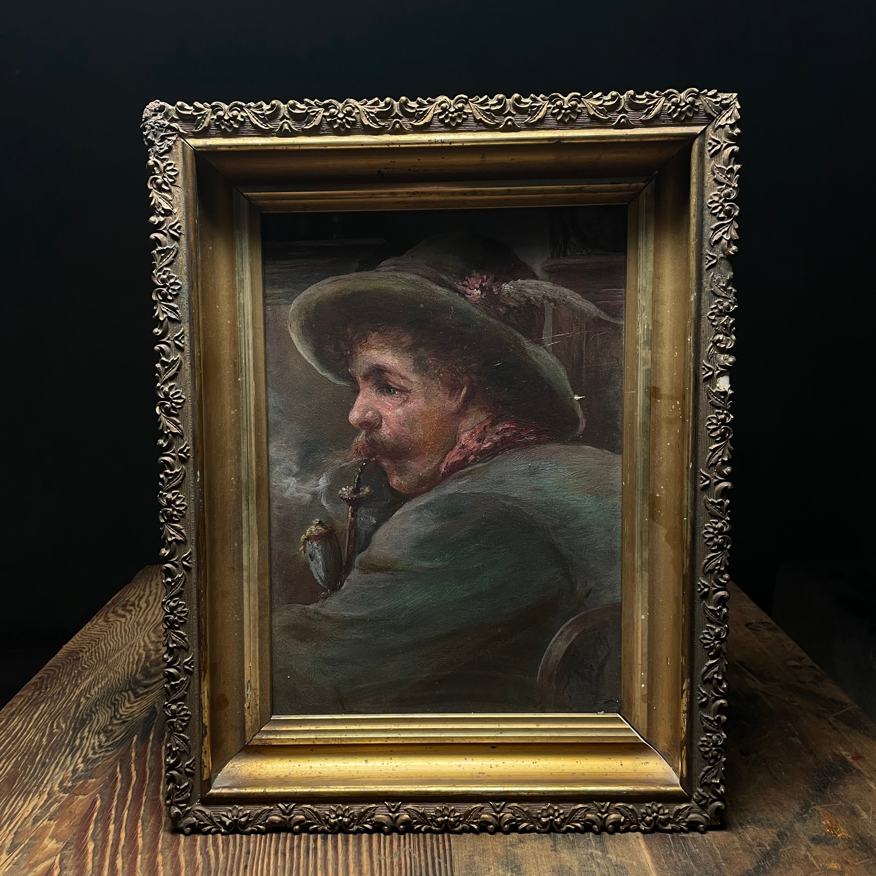 Aldof Dietrich Oil Portrait Painting